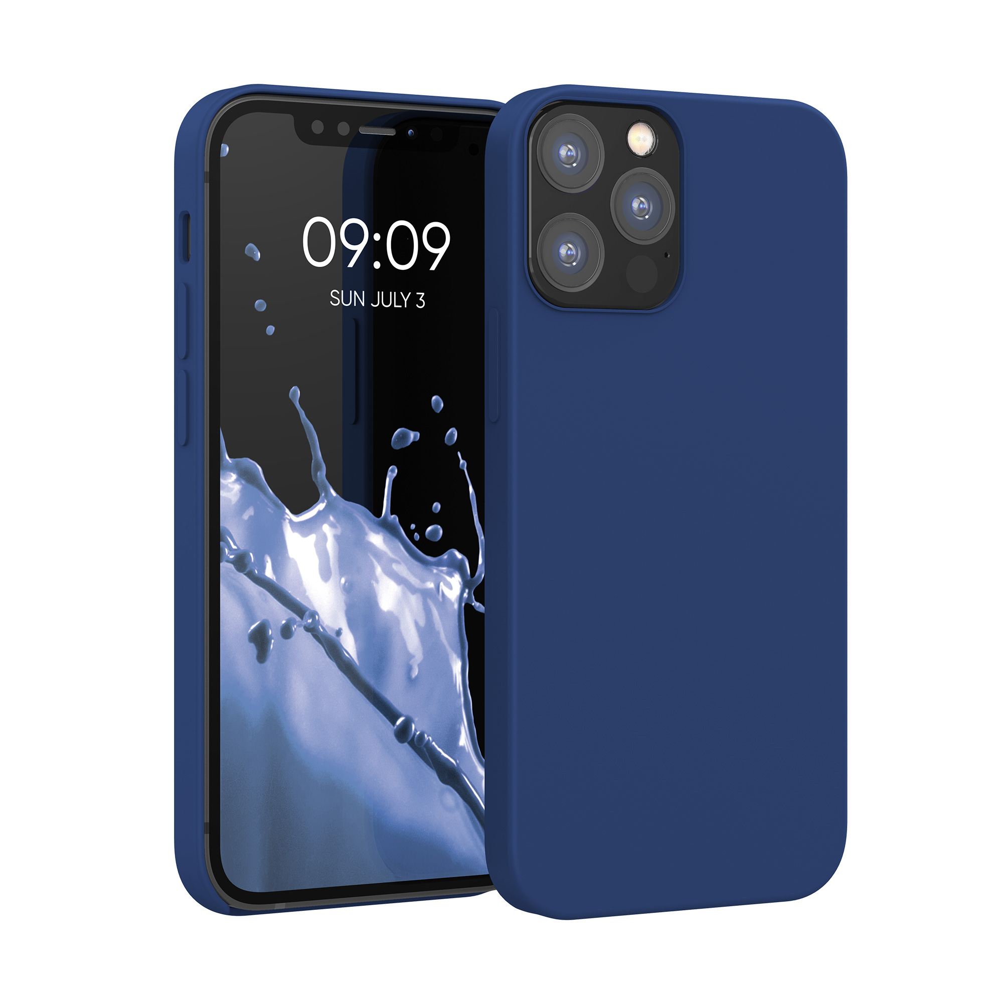 Kryt na mobil Apple iPhone 12 / 12 Pro - kwmobile, námořnicky modrý