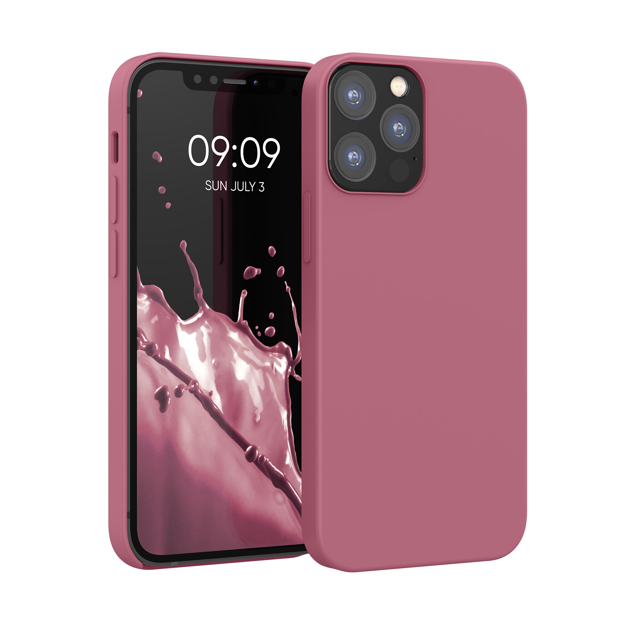 Kryt na mobil kwmobile iPhone 12 / iPhone 12 Pro Case - tmavě růžová
