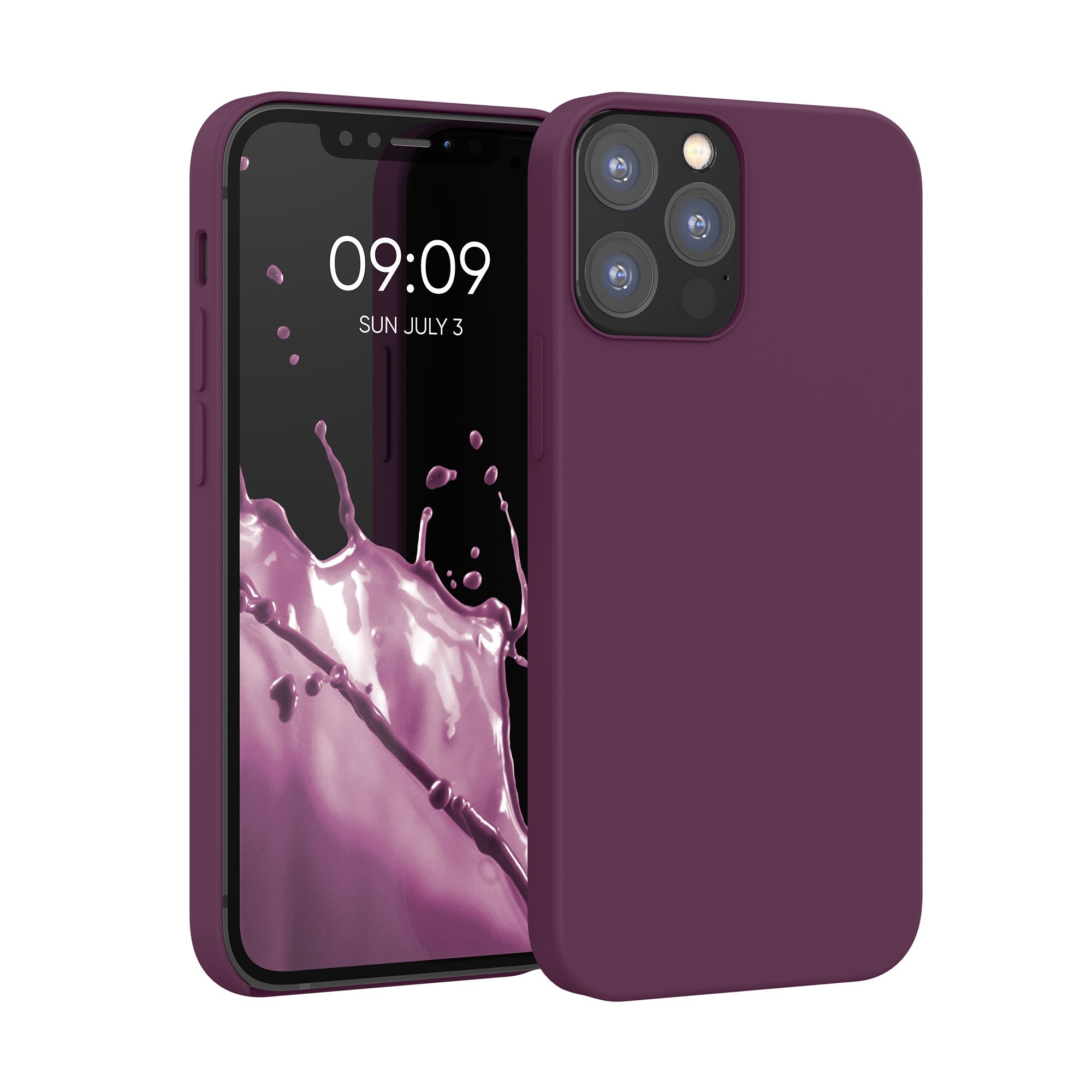 Kryt na mobil kwmobile iPhone 12 / iPhone 12 Pro Case - vínově fialová