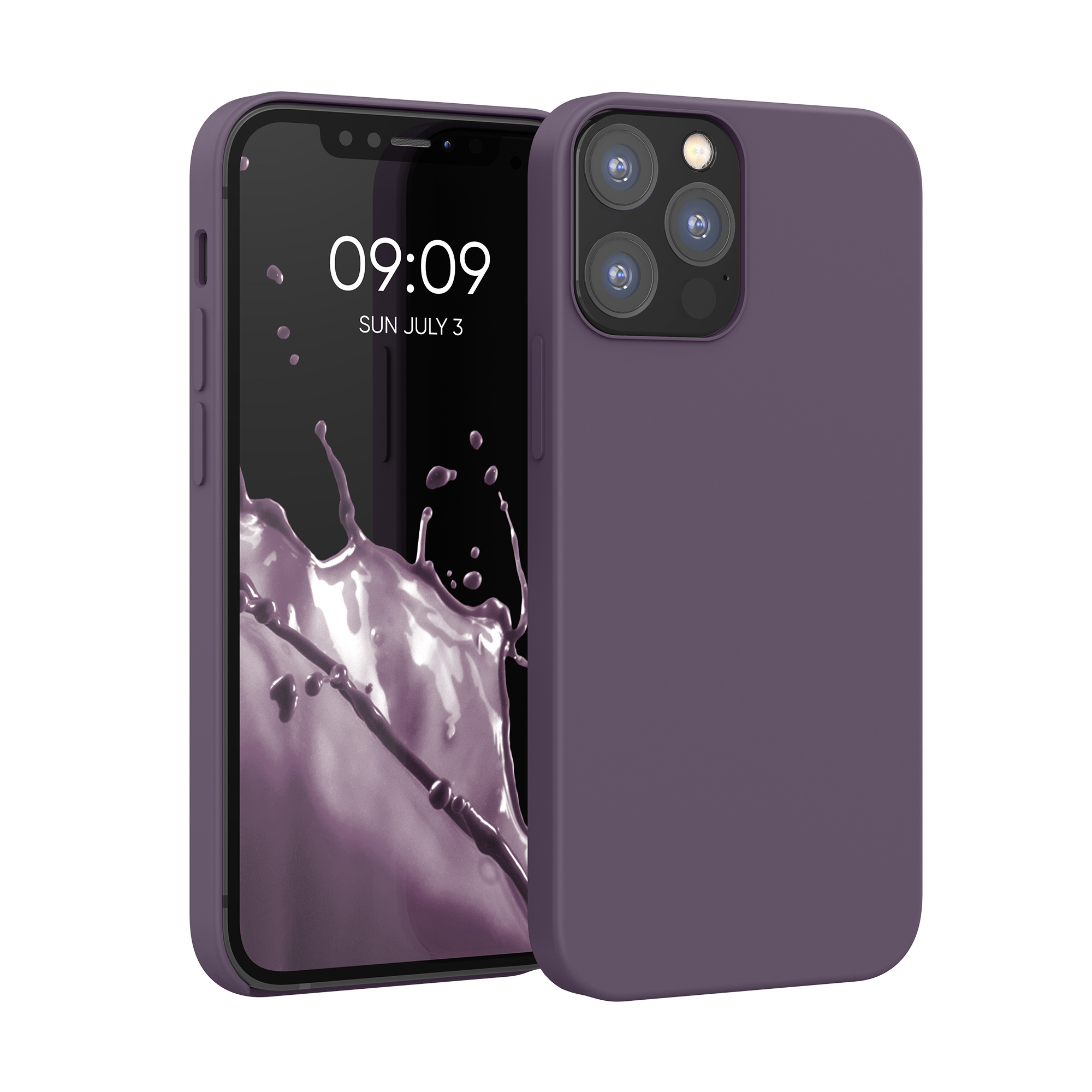 Silikonový kryt kwmobile pro iPhone 12 / iPhone 12 Pro - světlá iris