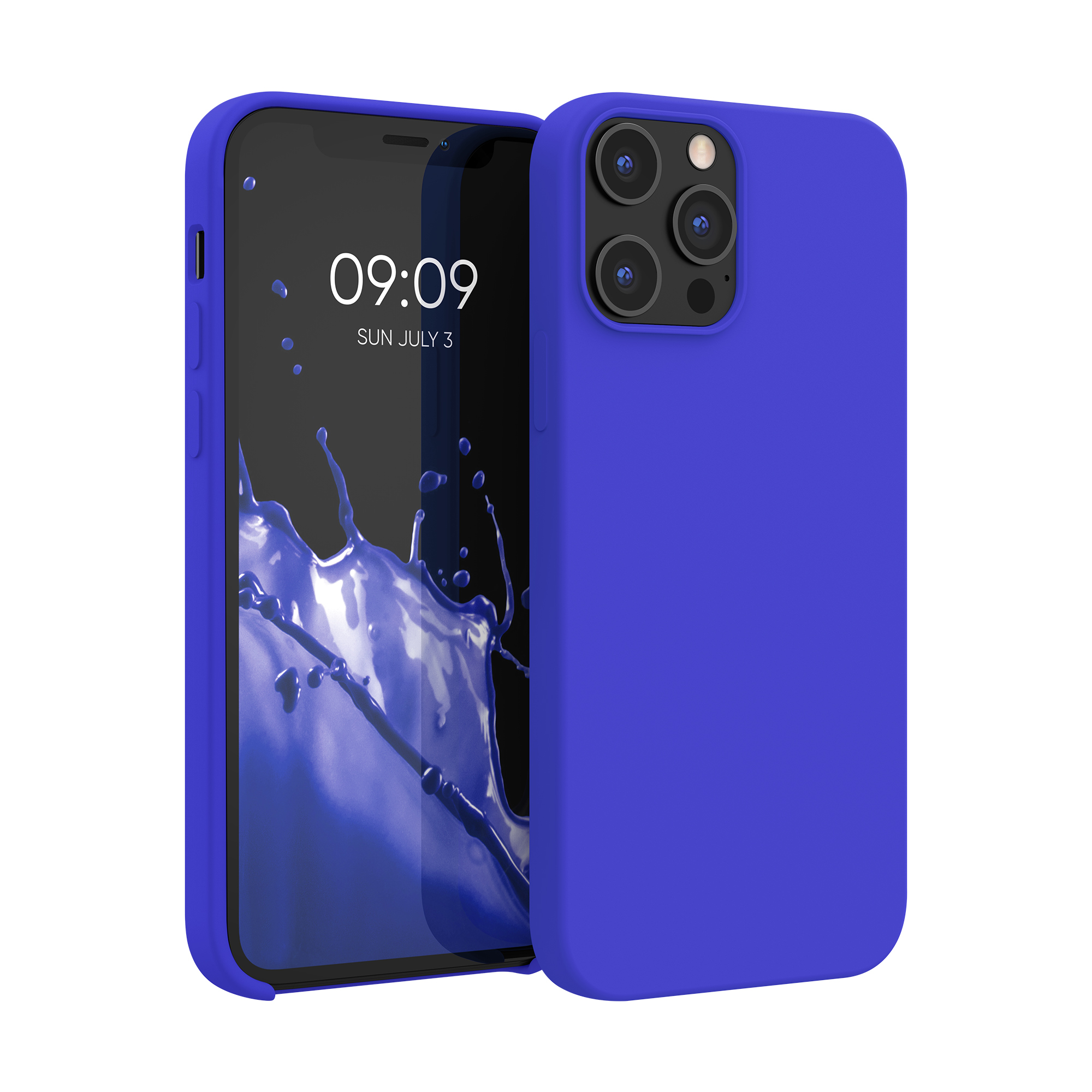 Silikonový kryt kwmobile pro iPhone 12 Pro Max - baltská modrá