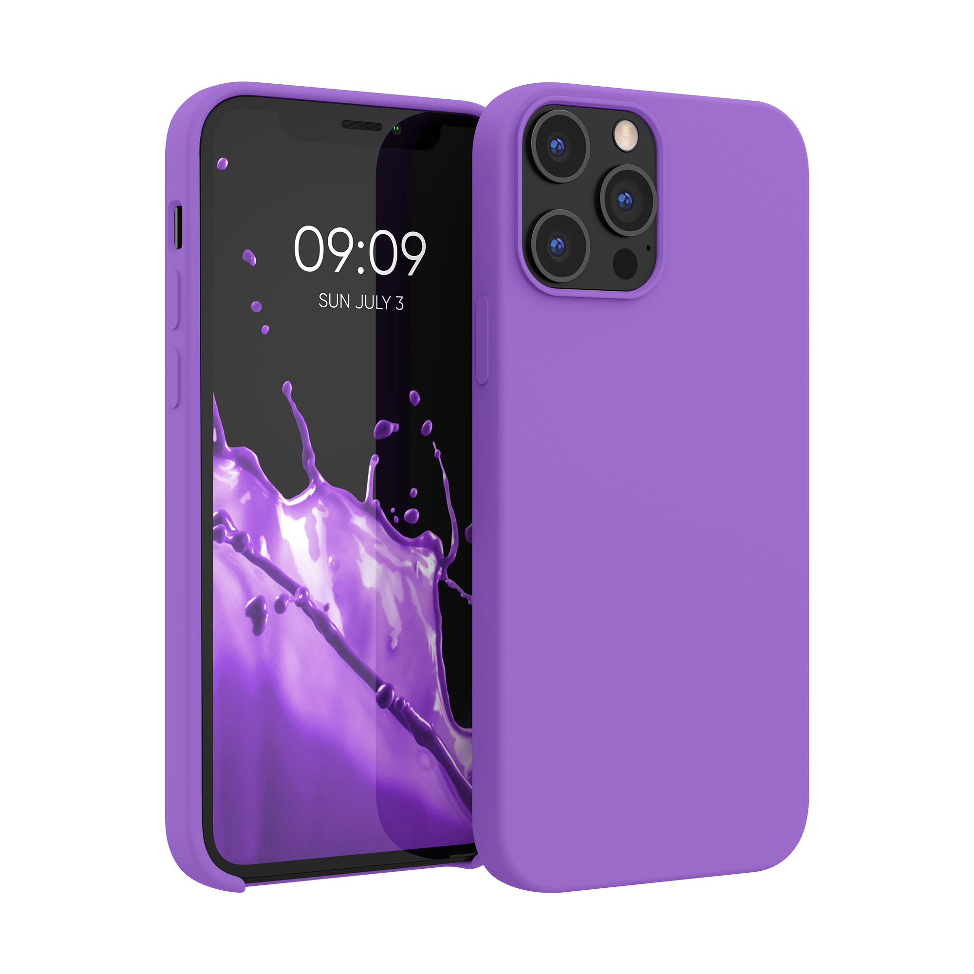 Pouzdro pro Apple iPhone 12 Pro Max kwmobile silikonové - orchidejová fialová