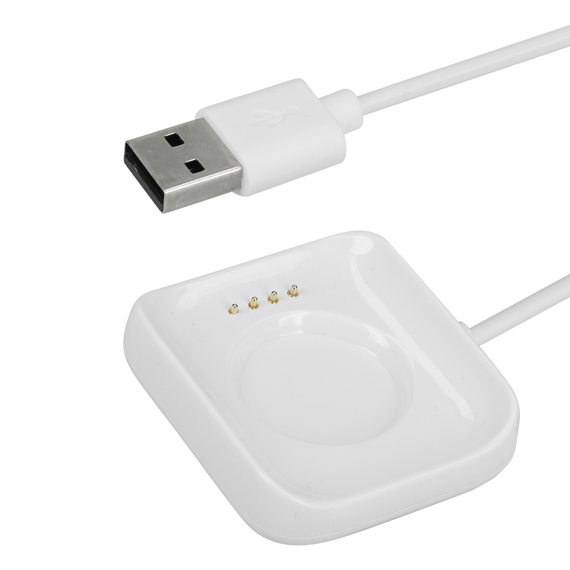 Nabíjecí kabel pro chytré hodinky pro Oppo Watch 1 (46mm) kwmobile - bílá