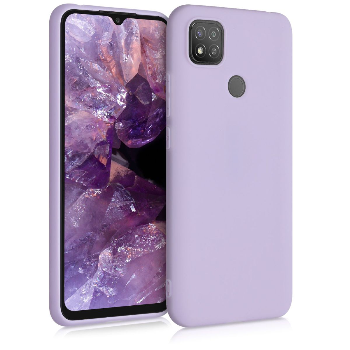 Kryt Xiaomi Redmi 9C silikonový TPU levandulová kwmobile