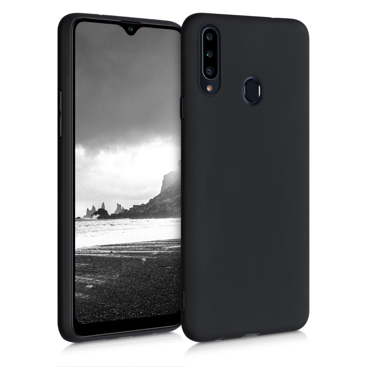 Kryt na mobil Samsung Galaxy A20s kwmobile TPU matně černý