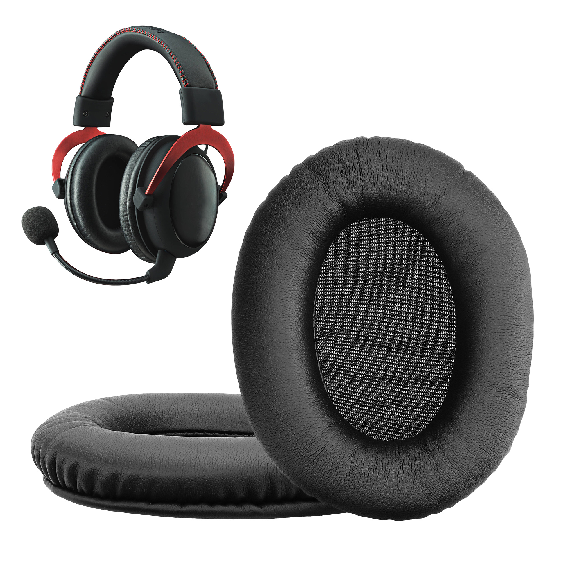 2x Náušníky na sluchátka kwmobile pro Kingston HyperX Cloud II 2 / Cloud II… - černá