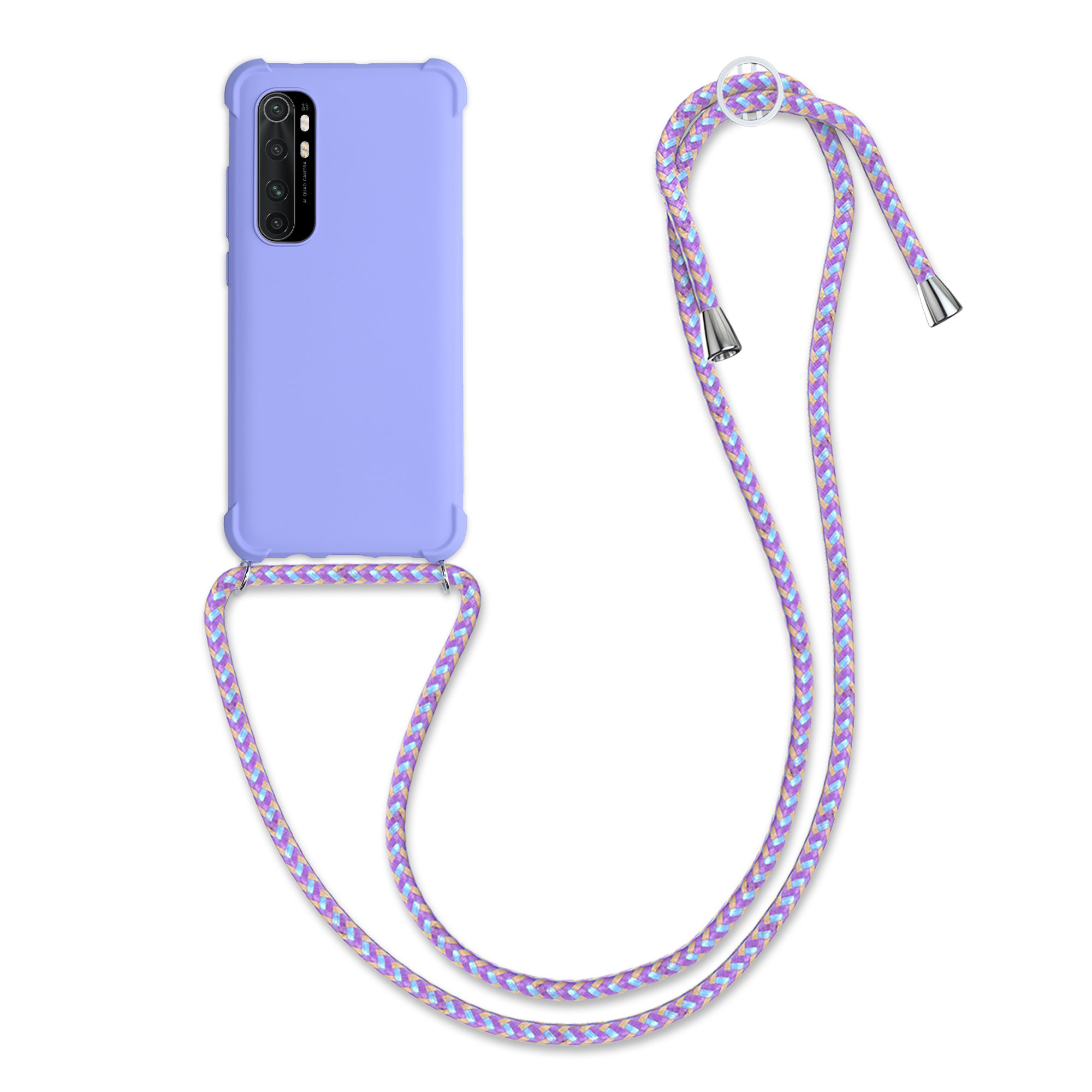 Crossbody kryt kwmobile Xiaomi Mi Note 10 Lite, levandulová
