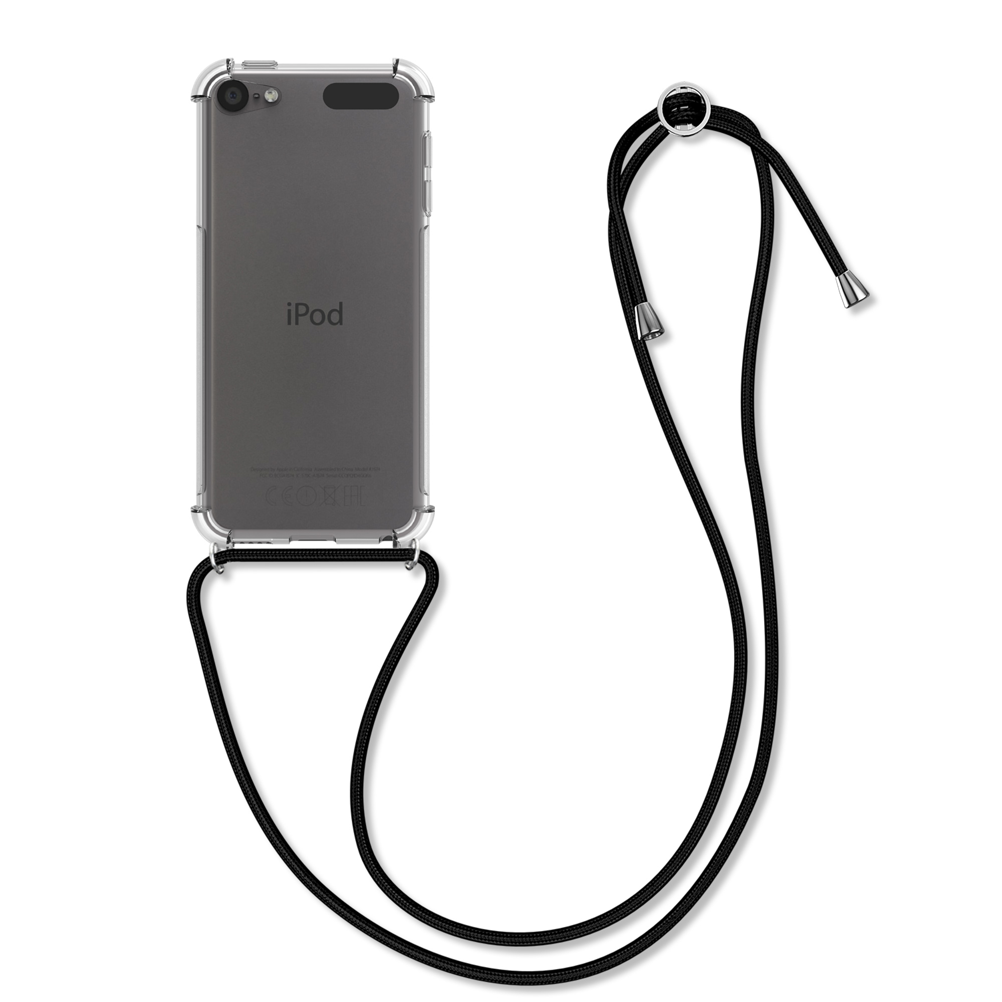 Crossbody kryt na mobil kwmobile pro Apple iPod Touch 6G / 7G (6th and 7th Generation) - černá