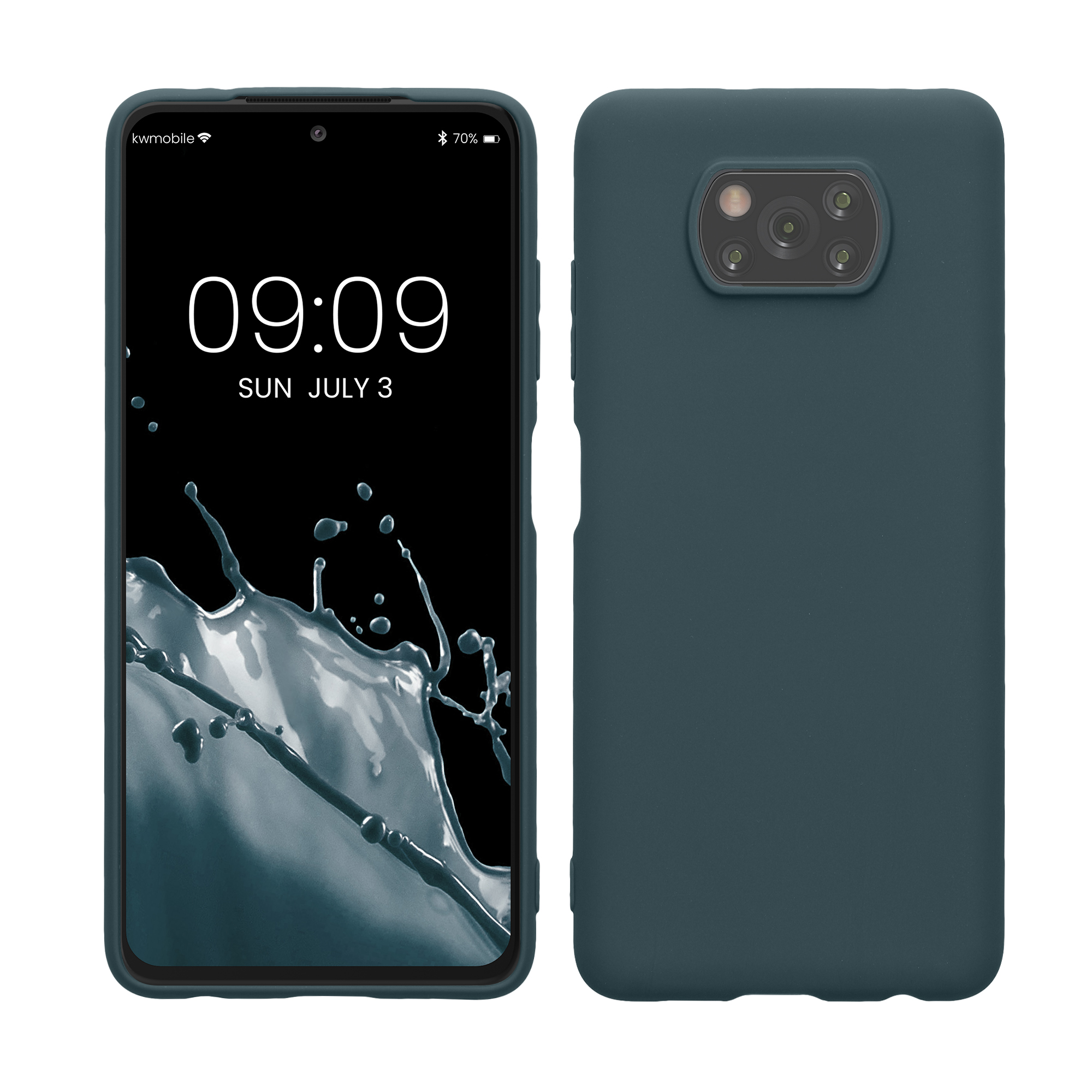 Pouzdro pro Xiaomi Poco X3 NFC / Poco X3 Pro kwmobile TPU - tmavá antracitová