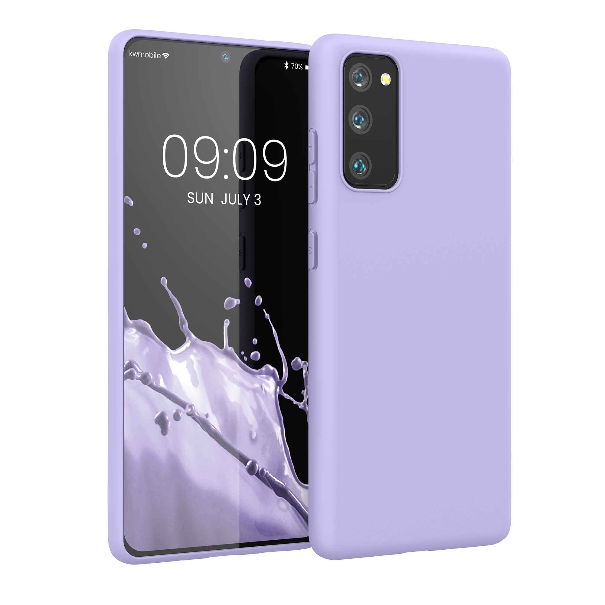 Kryt na mobil Samsung Galaxy S20 FE kwmobile TPU světle levandulový