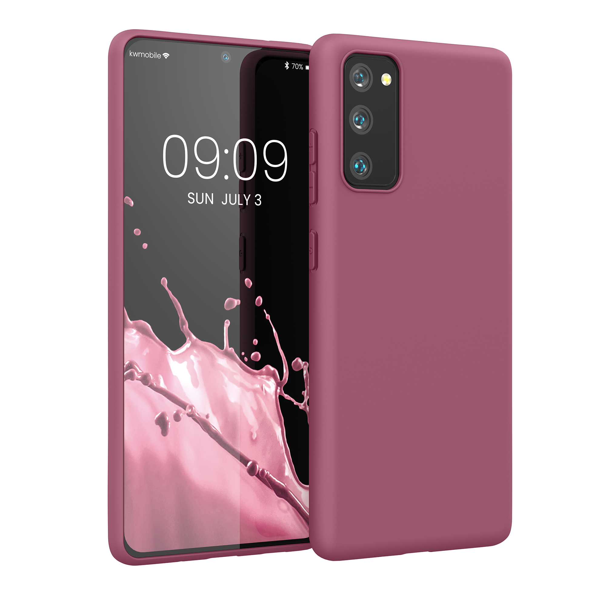 Kryt na mobil Samsung Galaxy S20 FE kwmobile TPU tmavě růžový