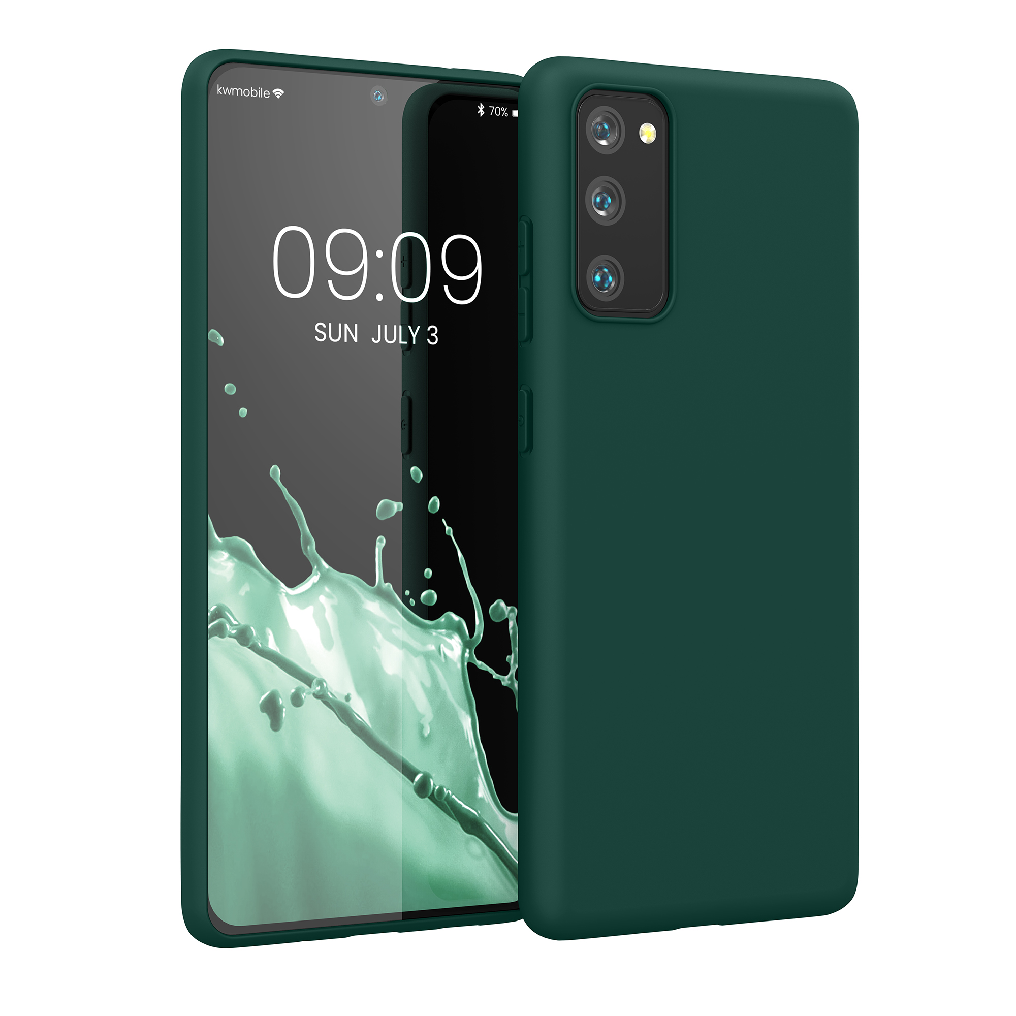 Kryt na mobil Samsung Galaxy S20 FE kwmobile TPU Turquoise Green