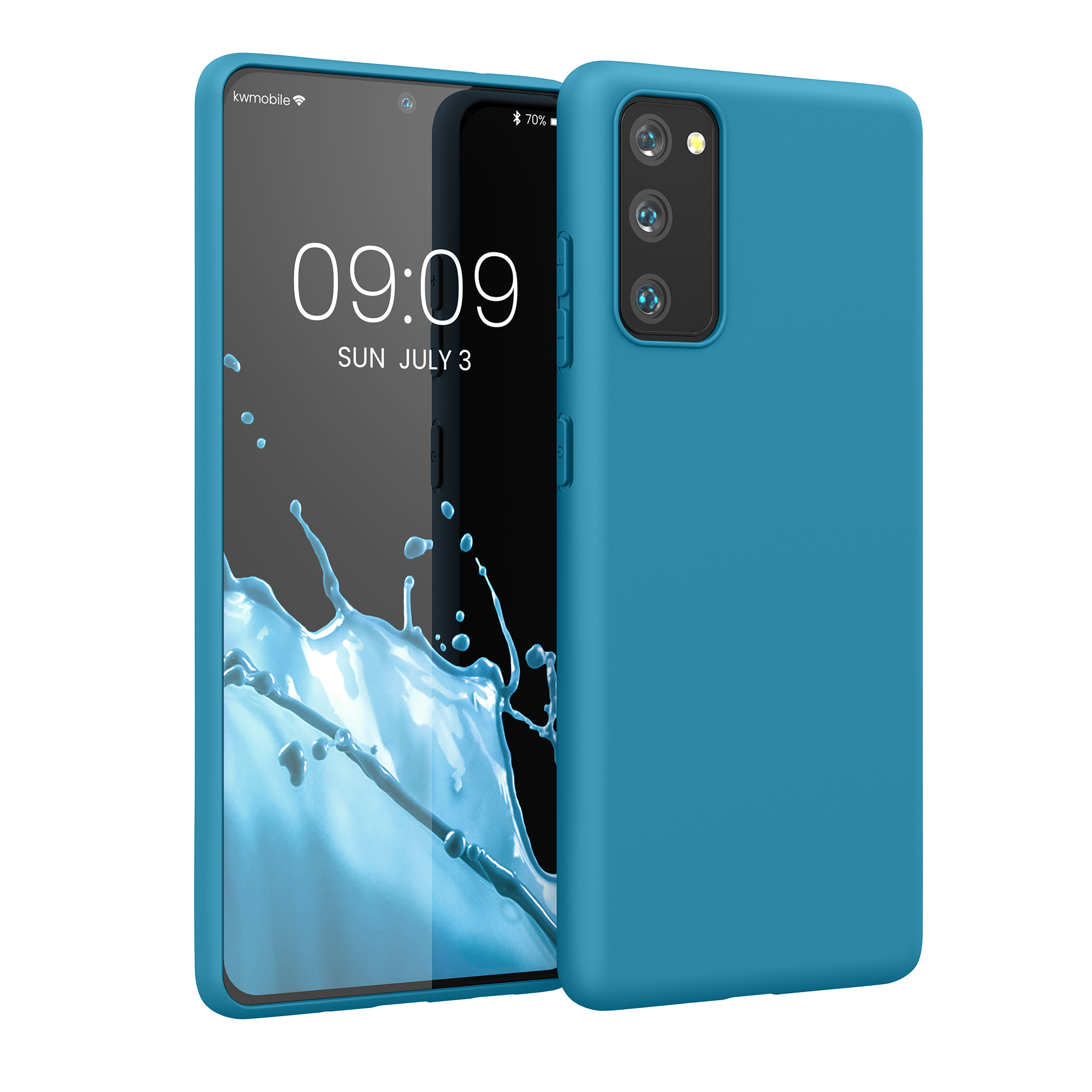 Kryt na mobil Samsung Galaxy S20 FE kwmobile TPU karibsky modrý