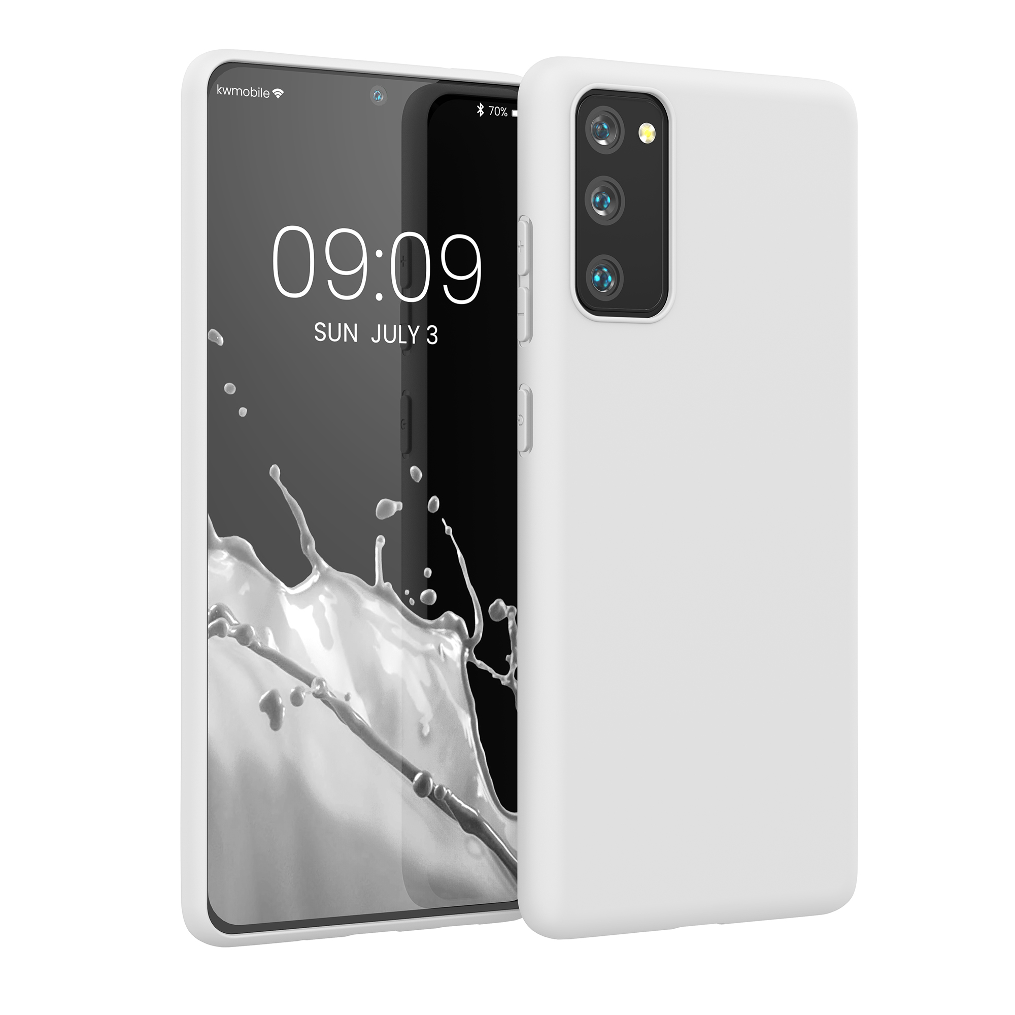 Kryt na mobil Samsung Galaxy S20 FE kwmobile TPU matně bílý