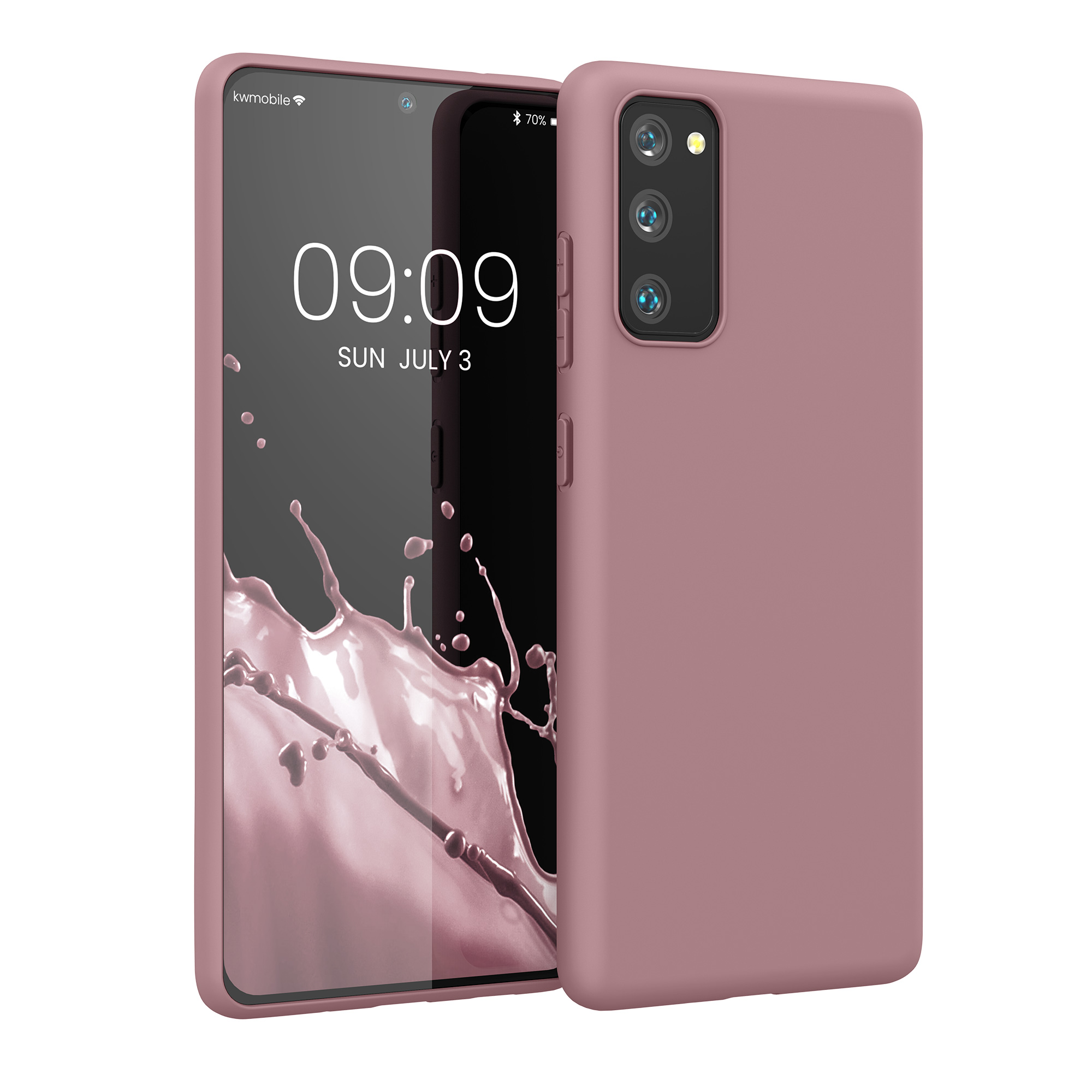 Kryt na mobil Samsung Galaxy S20 FE kwmobile TPU matně starorůžový