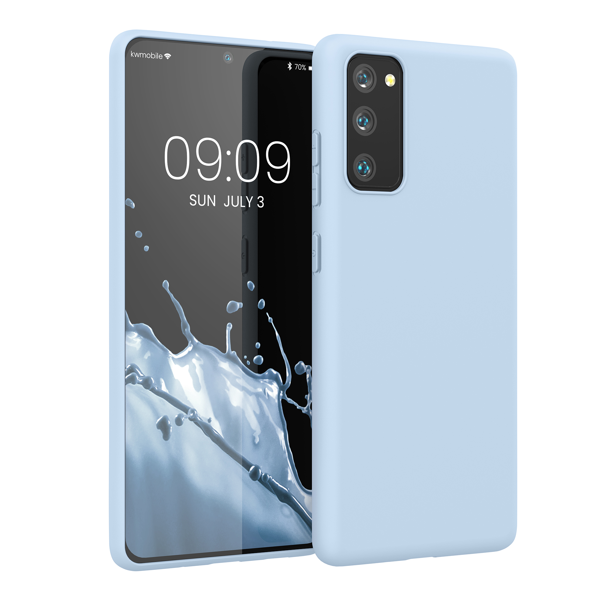 Kryt na mobil Samsung Galaxy S20 FE kwmobile TPU světle modrý