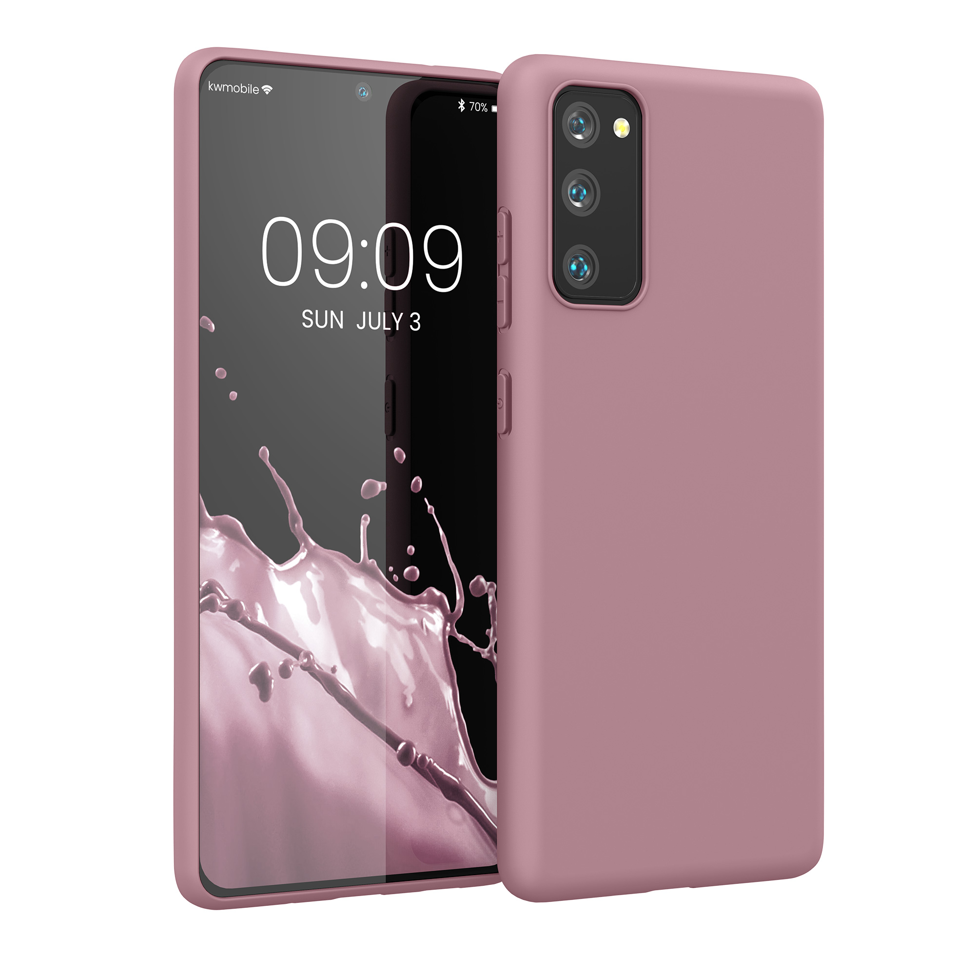 Kryt na mobil Samsung Galaxy S20 FE kwmobile TPU pudrově růžový