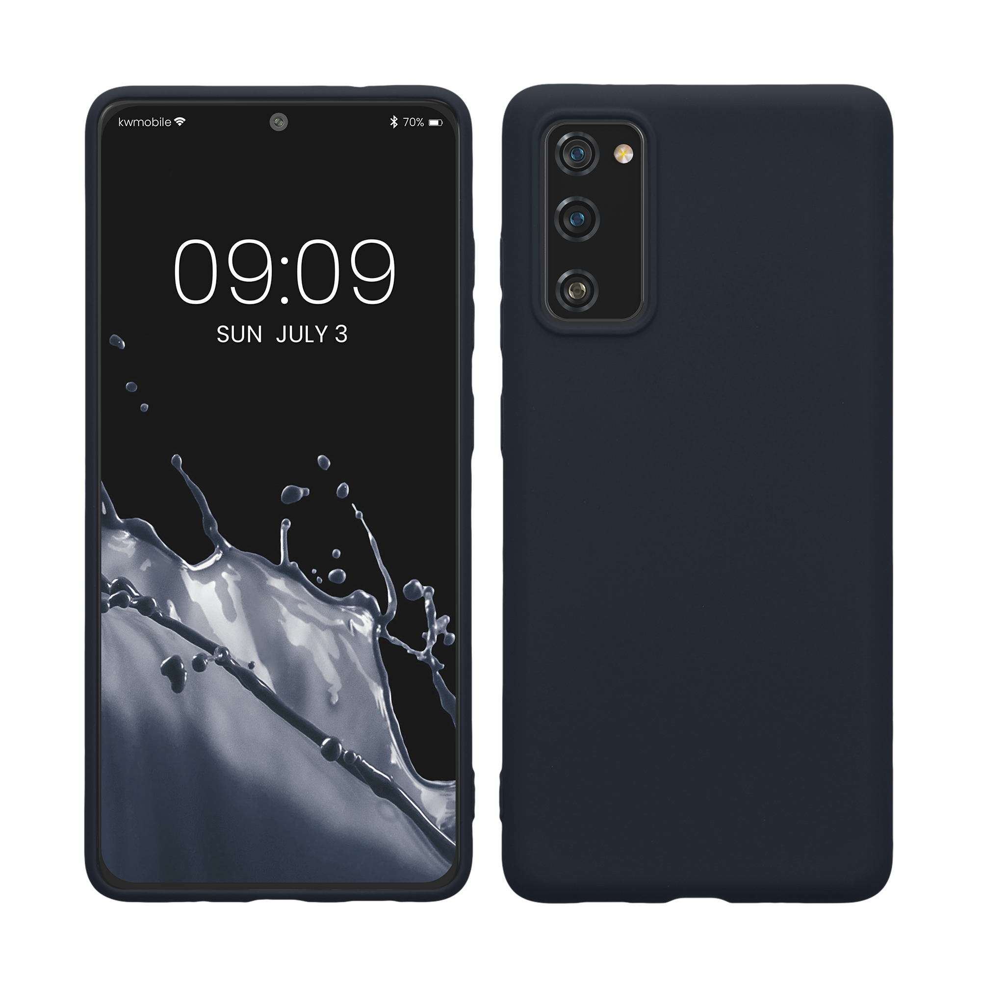 Kryt na mobil Samsung Galaxy S20 FE kwmobile TPU tmavě modrý