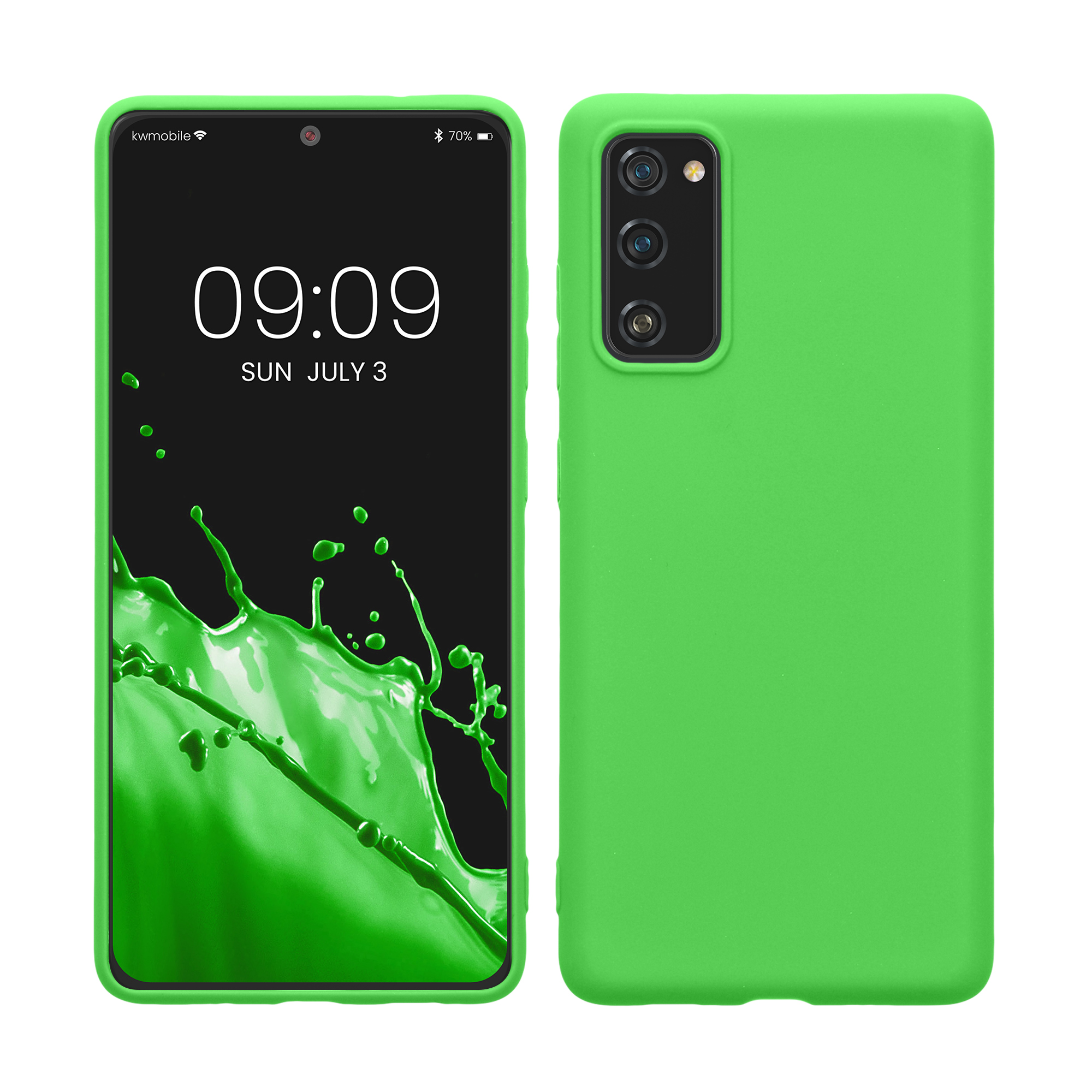 Kryt na mobil Samsung Galaxy S20 FE kwmobile TPU limetkově zelený