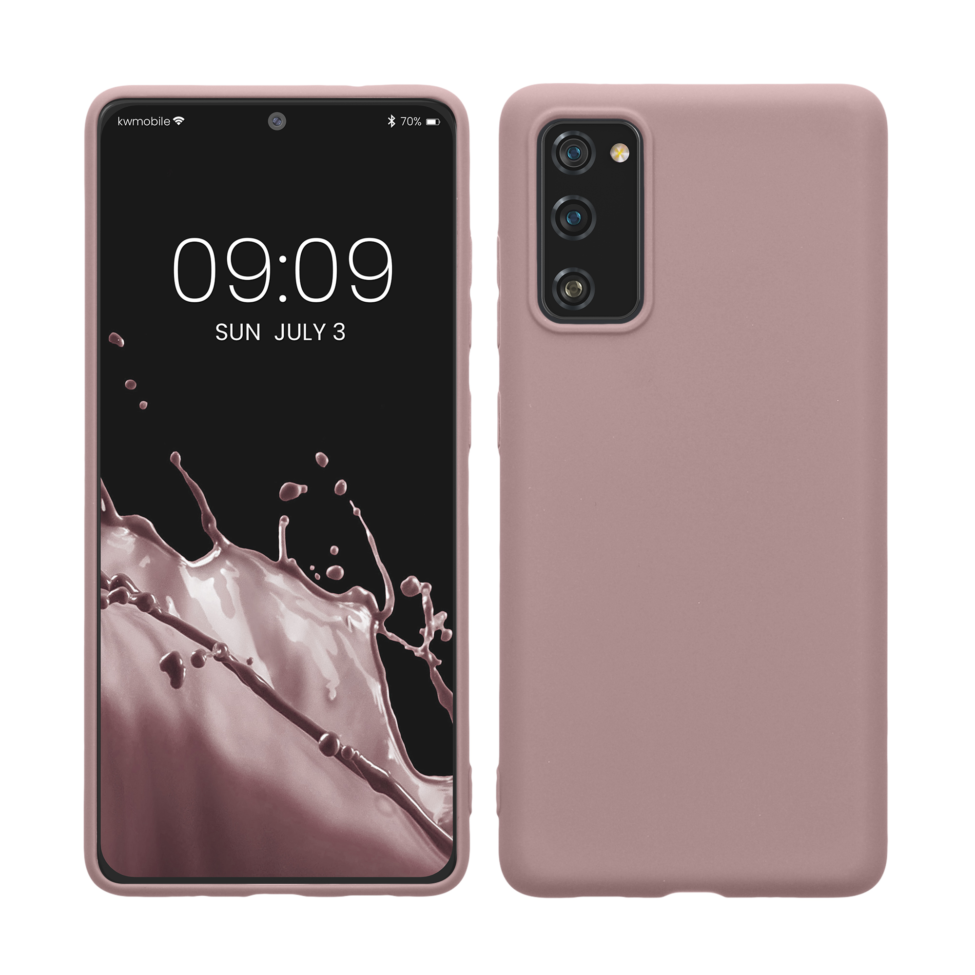 Kryt na mobil Samsung Galaxy S20 FE kwmobile TPU nude lila