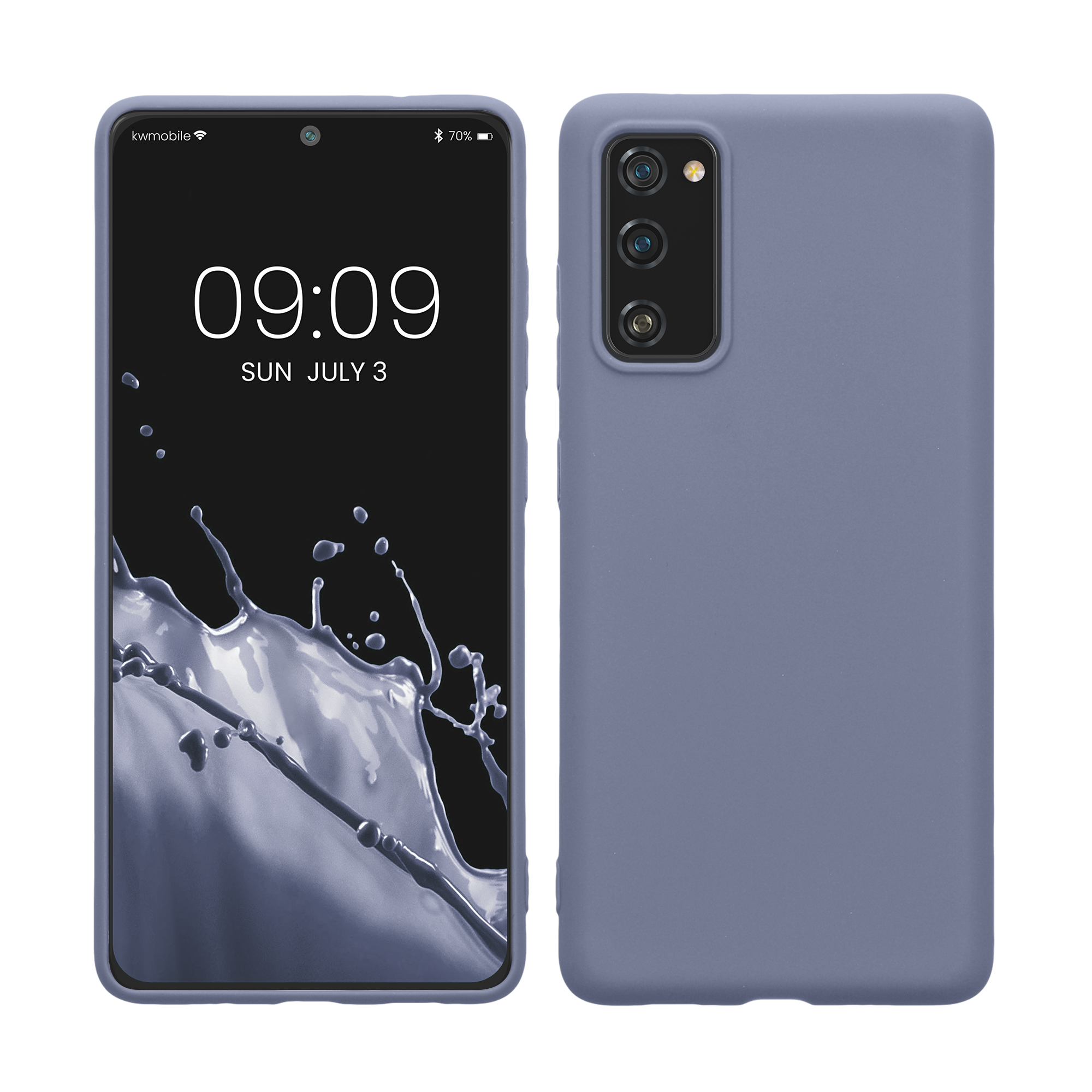 Kryt na mobil Samsung Galaxy S20 FE kwmobile TPU matně levandulově šedý