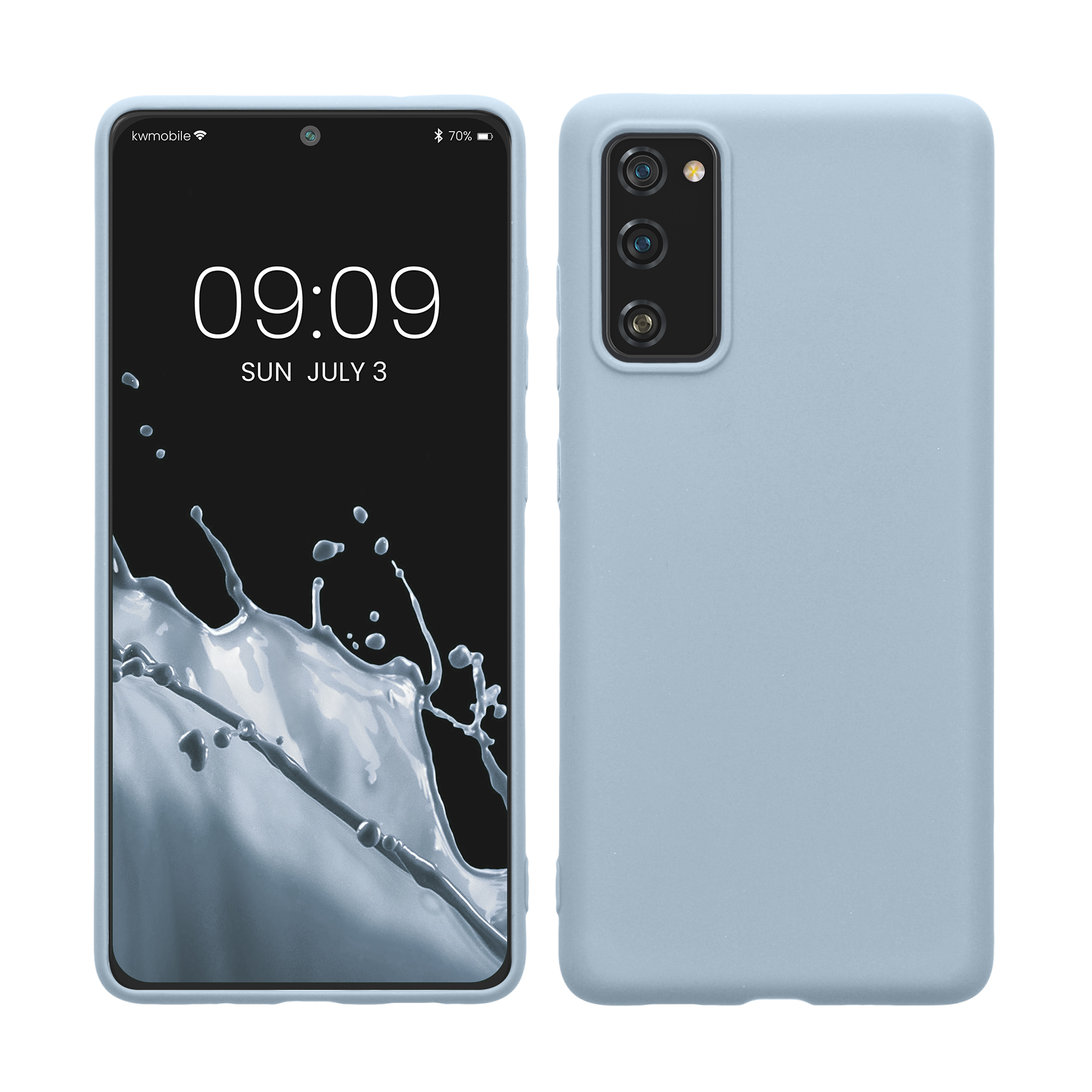 Kryt na mobil Samsung Galaxy S20 FE kwmobile TPU matně světle modrý