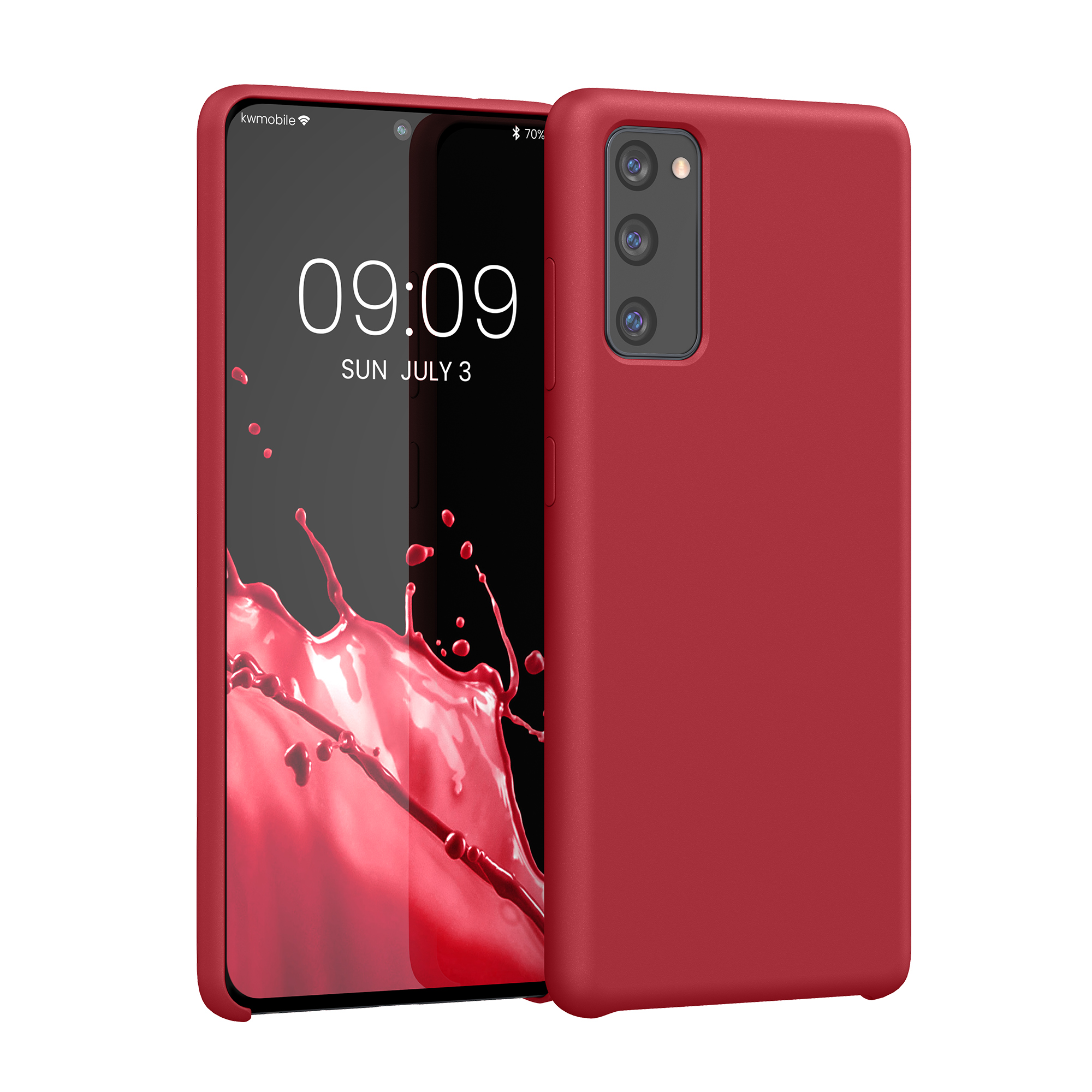 Kryt na mobil Samsung Galaxy S20 FE kwmobile TPU klasicky červený