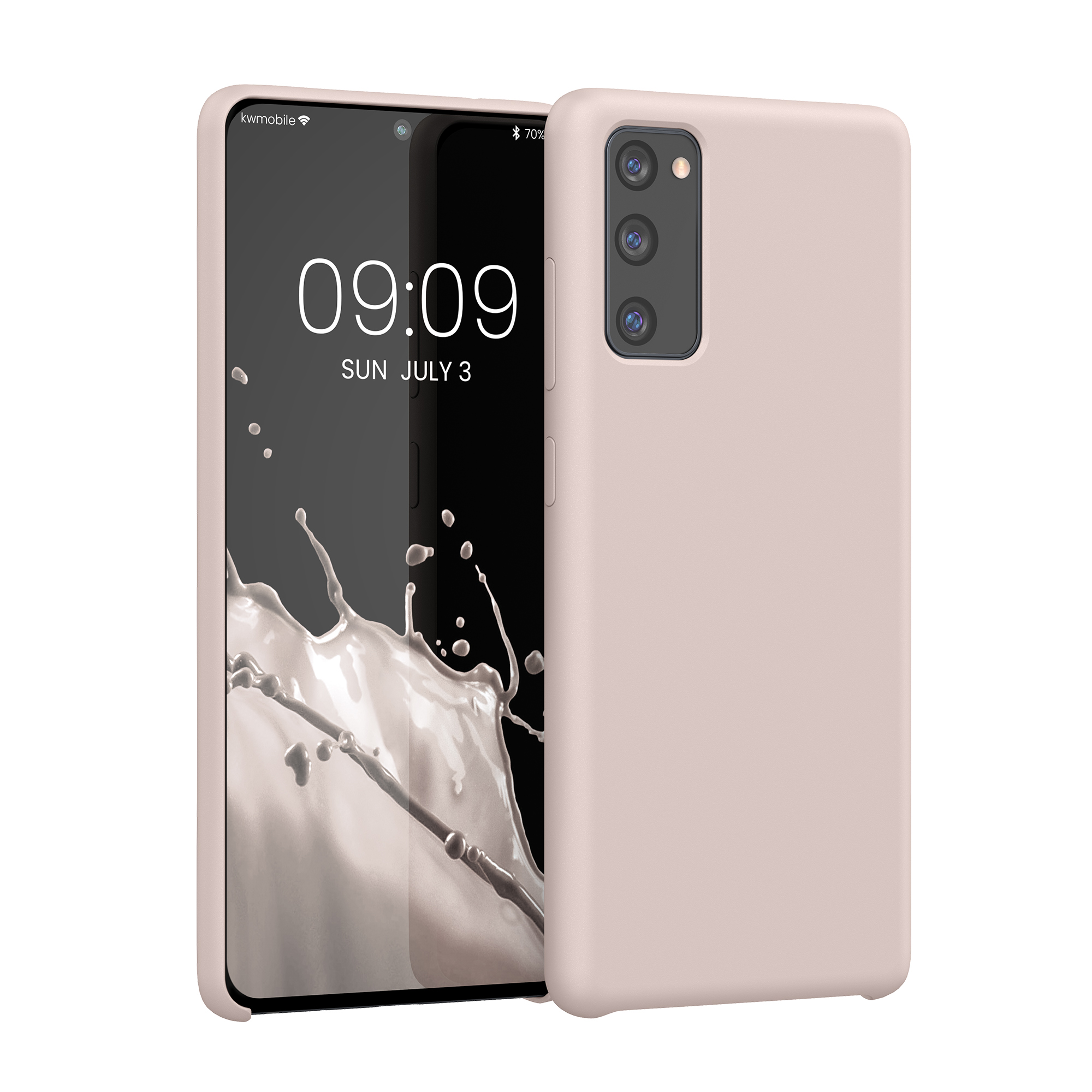 Pouzdro pro Samsung Galaxy S20 FE kwmobile silikonové - kokosová
