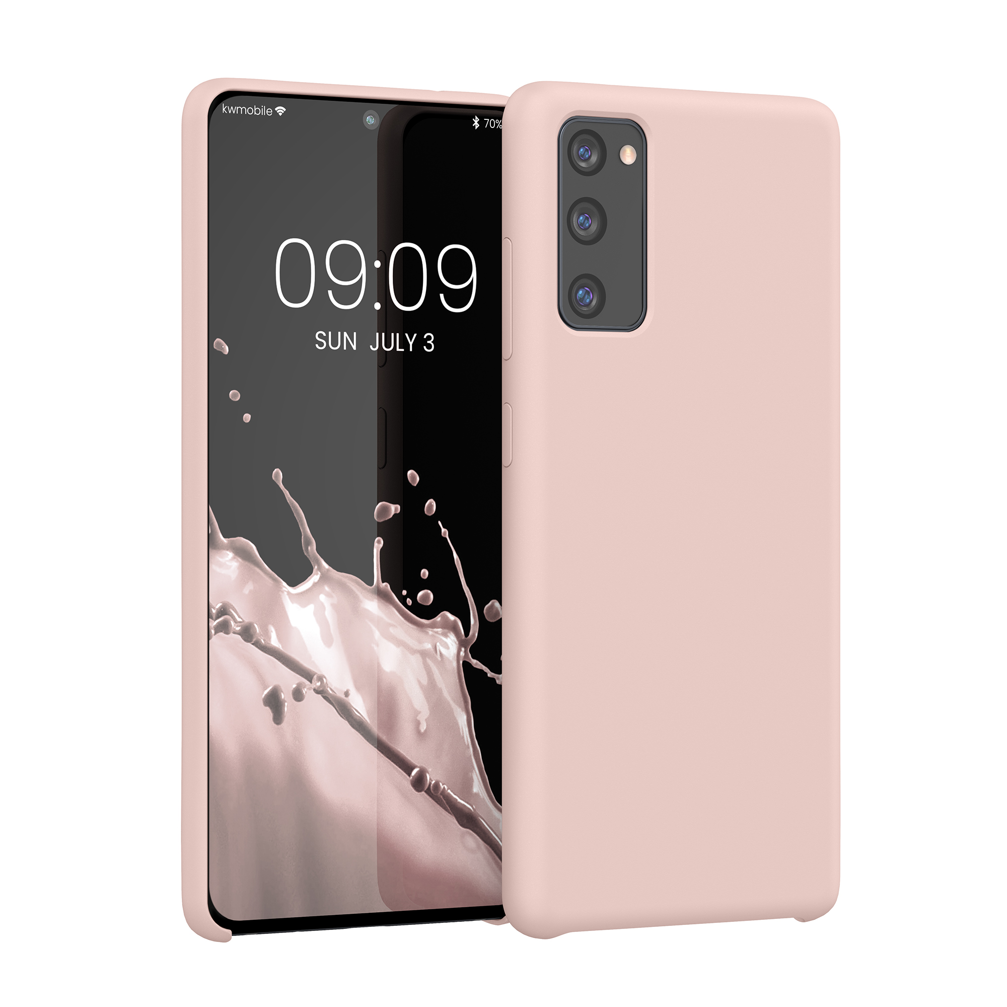 Kryt na mobil Samsung Galaxy S20 FE kwmobile TPU matně starorůžový