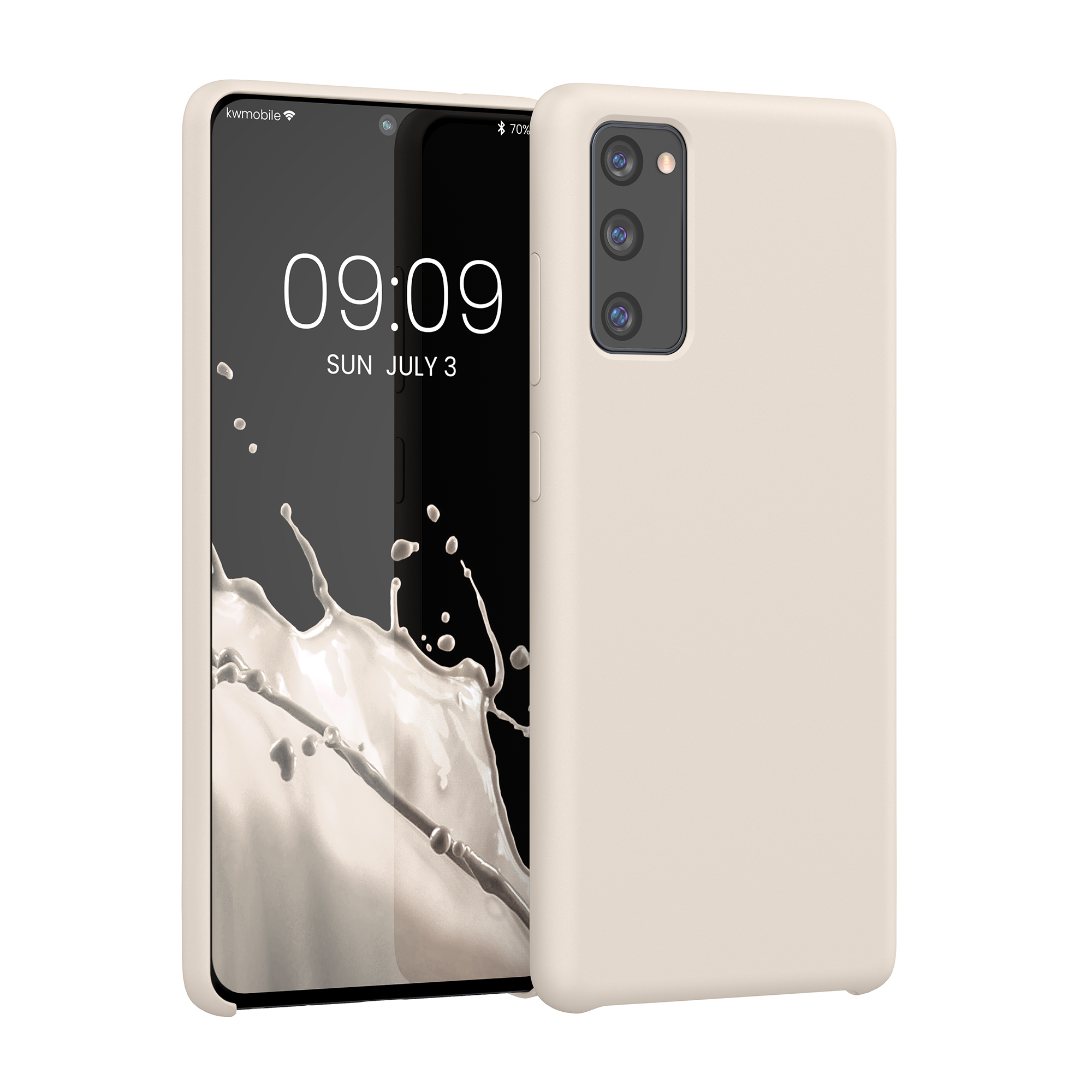 Kryt na mobil Samsung Galaxy S20 FE kwmobile TPU krémový