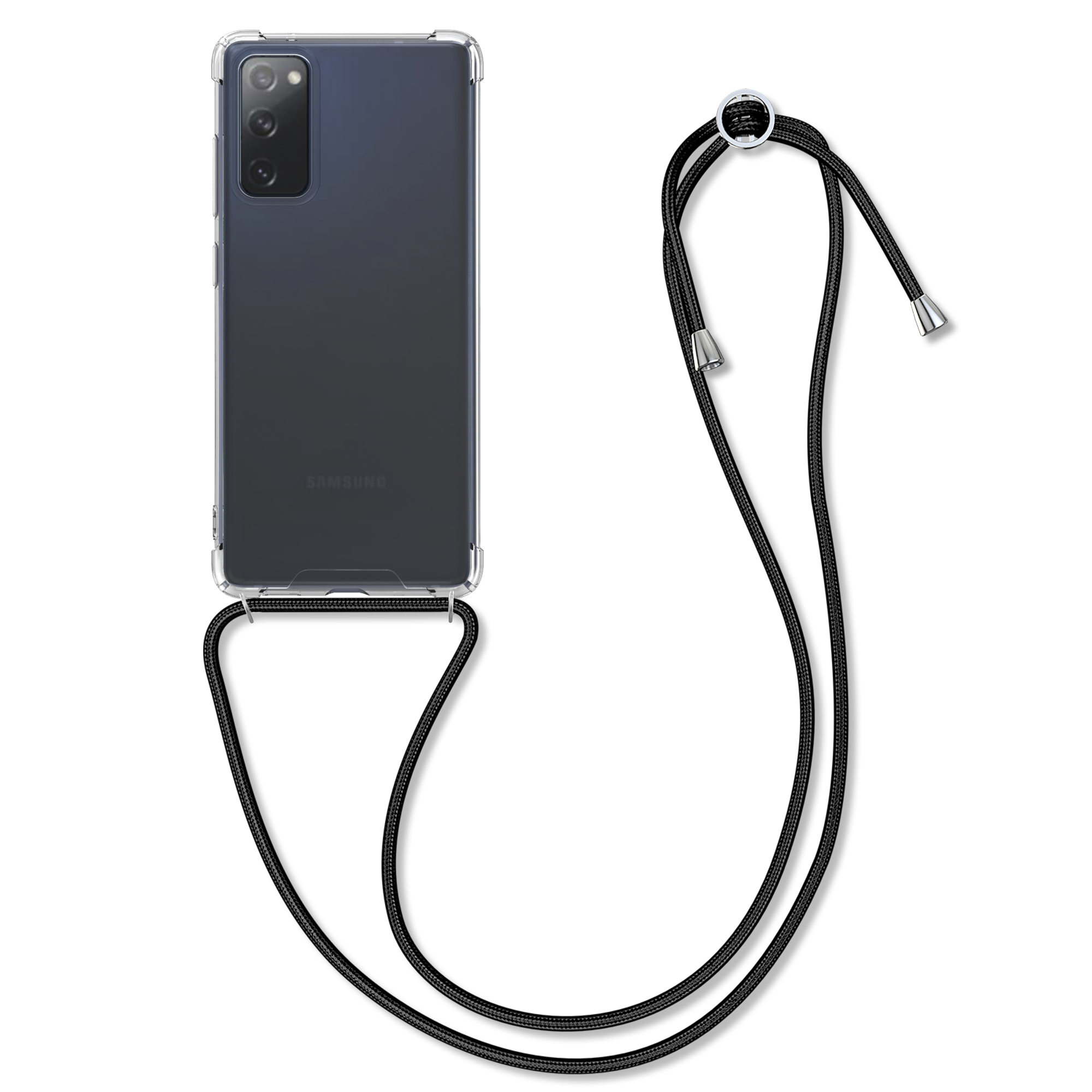 Crossbody kryt na mobil Samsung Galaxy S20 FE kwmobile transparentní