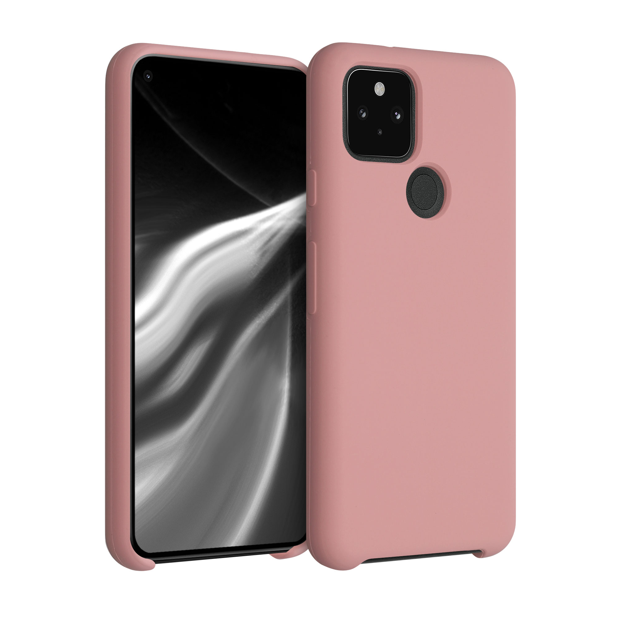 Zadní kryt kwmobile pro Google Pixel 5 - wireless charging winter rose