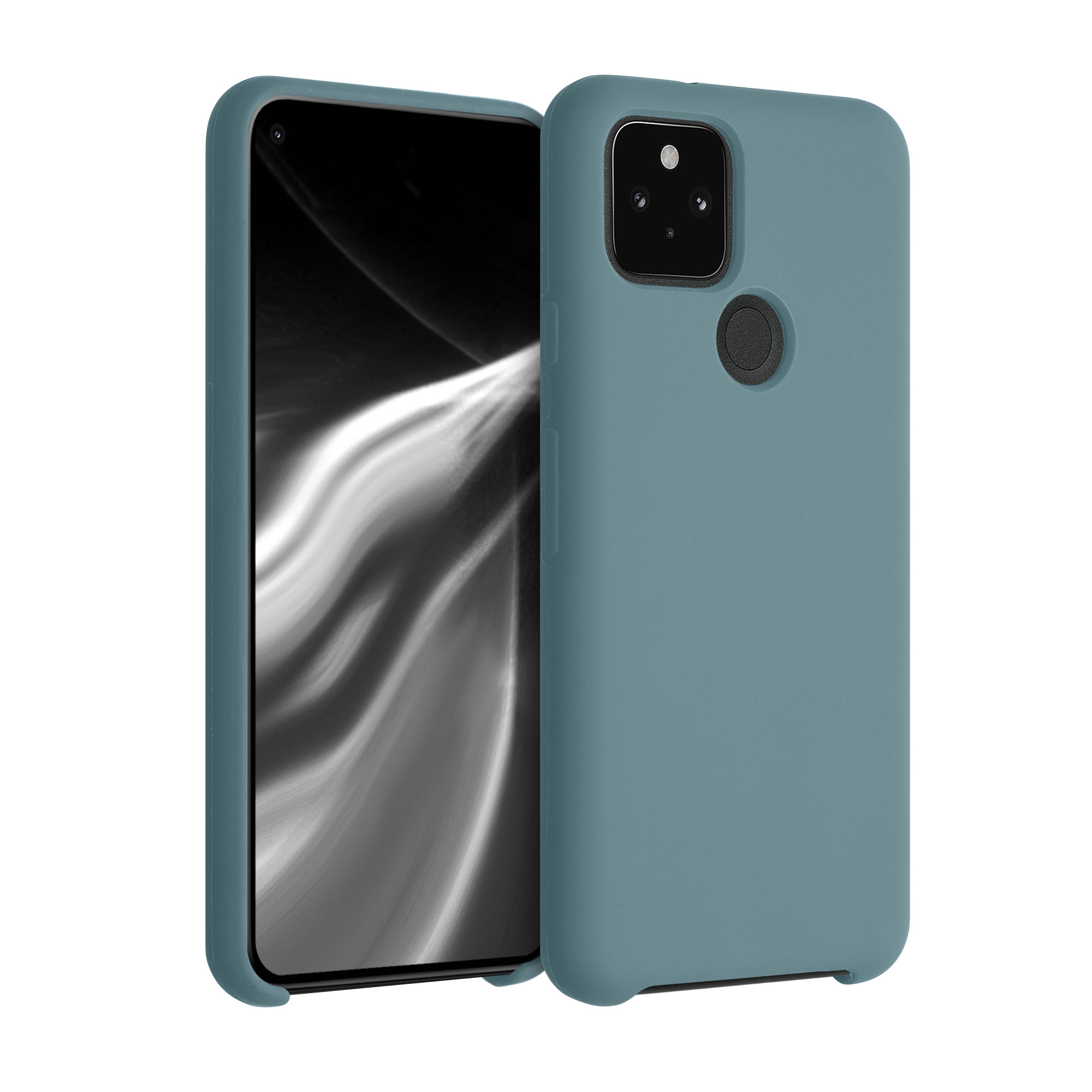 Zadní kryt kwmobile pro Google Pixel 5 - wireless charging arctic night