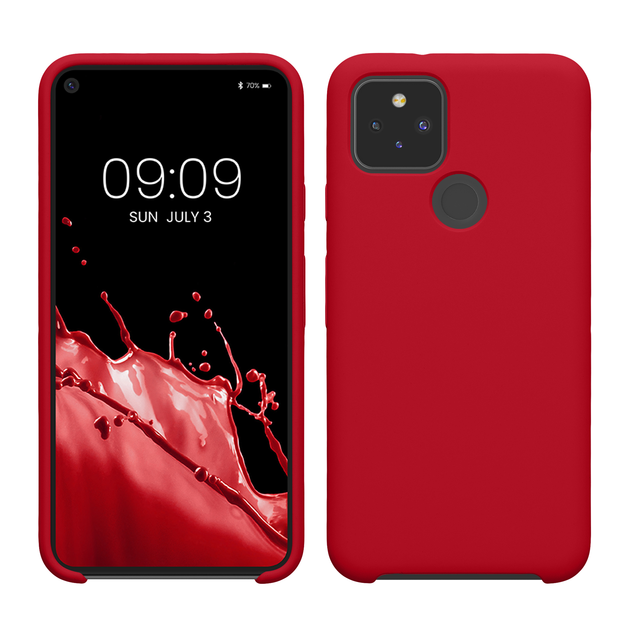 Zadní kryt kwmobile pro Google Pixel 5 - wireless charging sweet cherry