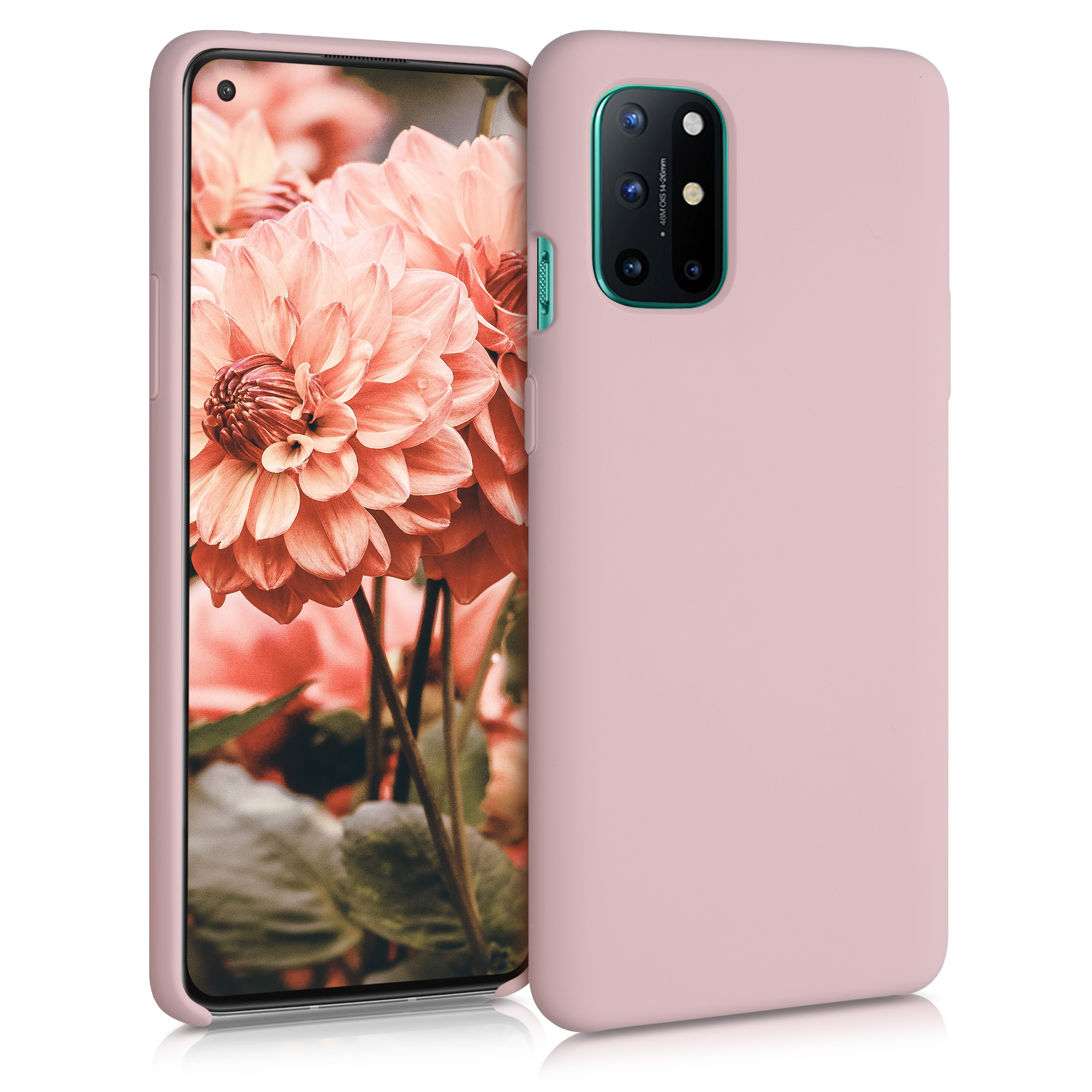 Kryt na mobil OnePlus 8T kwmobile TPU starorůžová