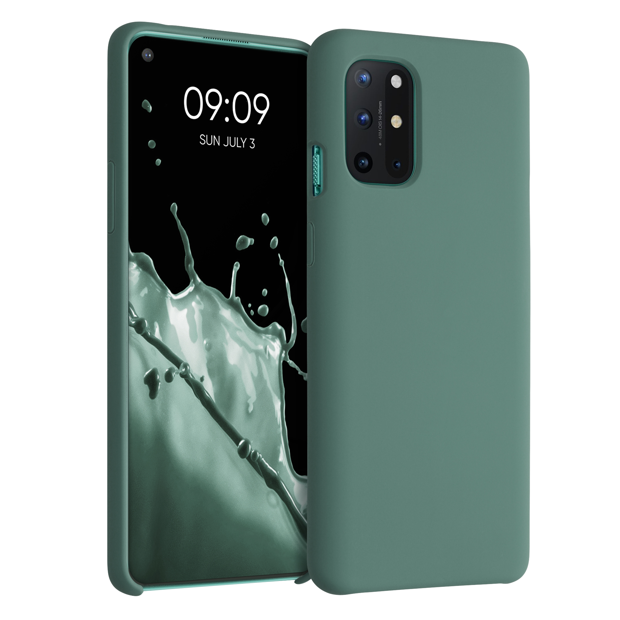 TPU kryt pro OnePlus 8T kwmobile ‑ lesní zelená