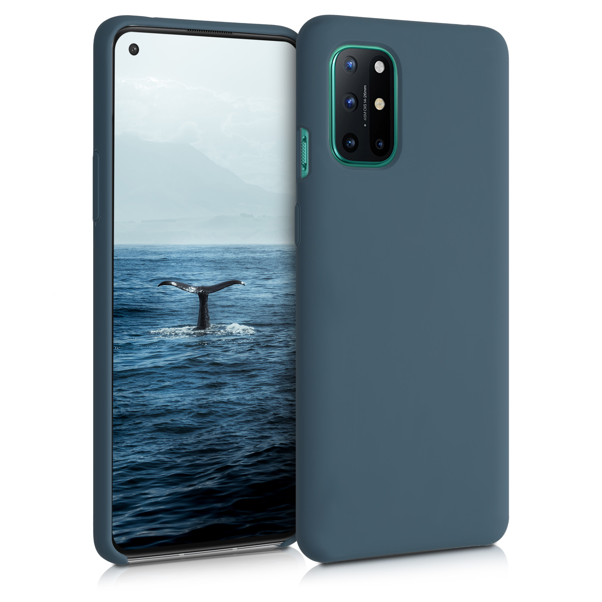Kryt na mobil OnePlus 8T kwmobile TPU tmavě šedá