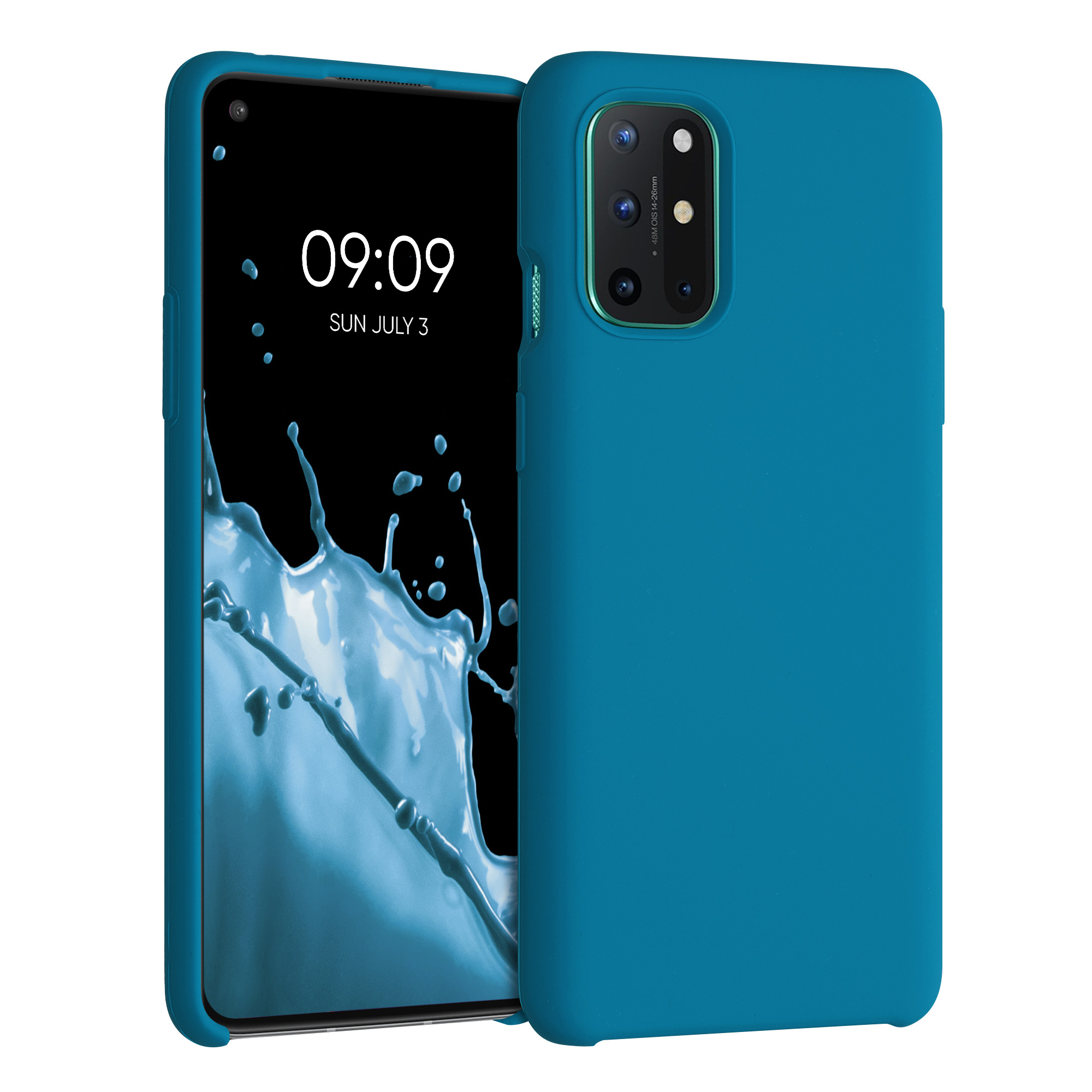 Kryt na mobil OnePlus 8T kwmobile TPU karibská modrá