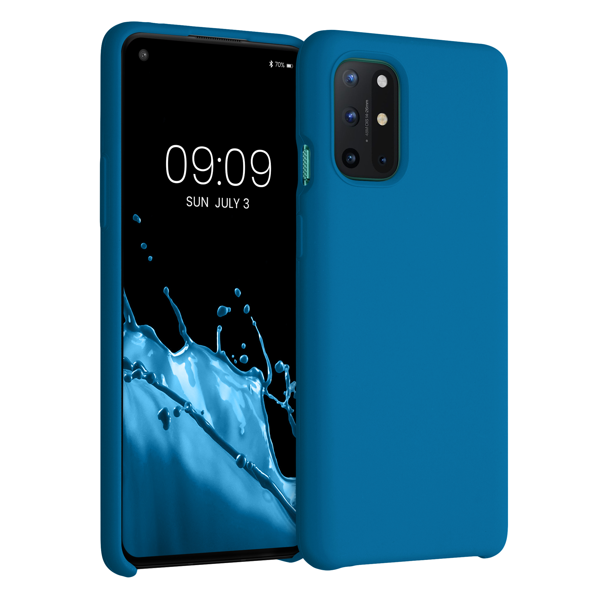 Kryt na mobil OnePlus 8T kwmobile TPU modrý útes (blue reef)