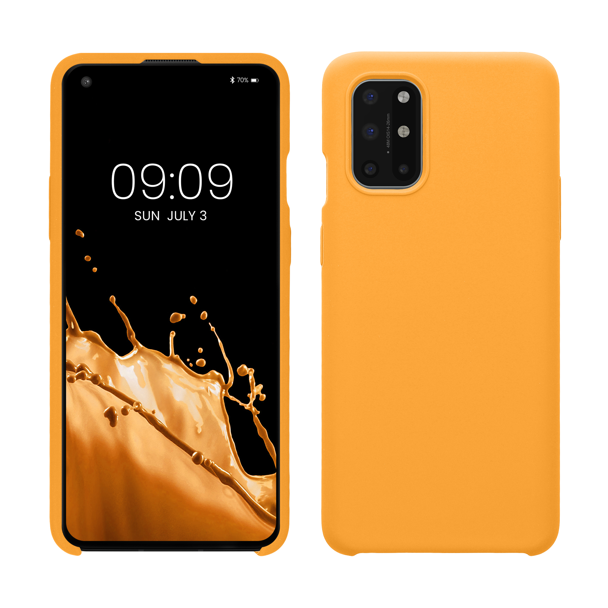 Kryt na mobil OnePlus 8T kwmobile TPU ovocná oranžová
