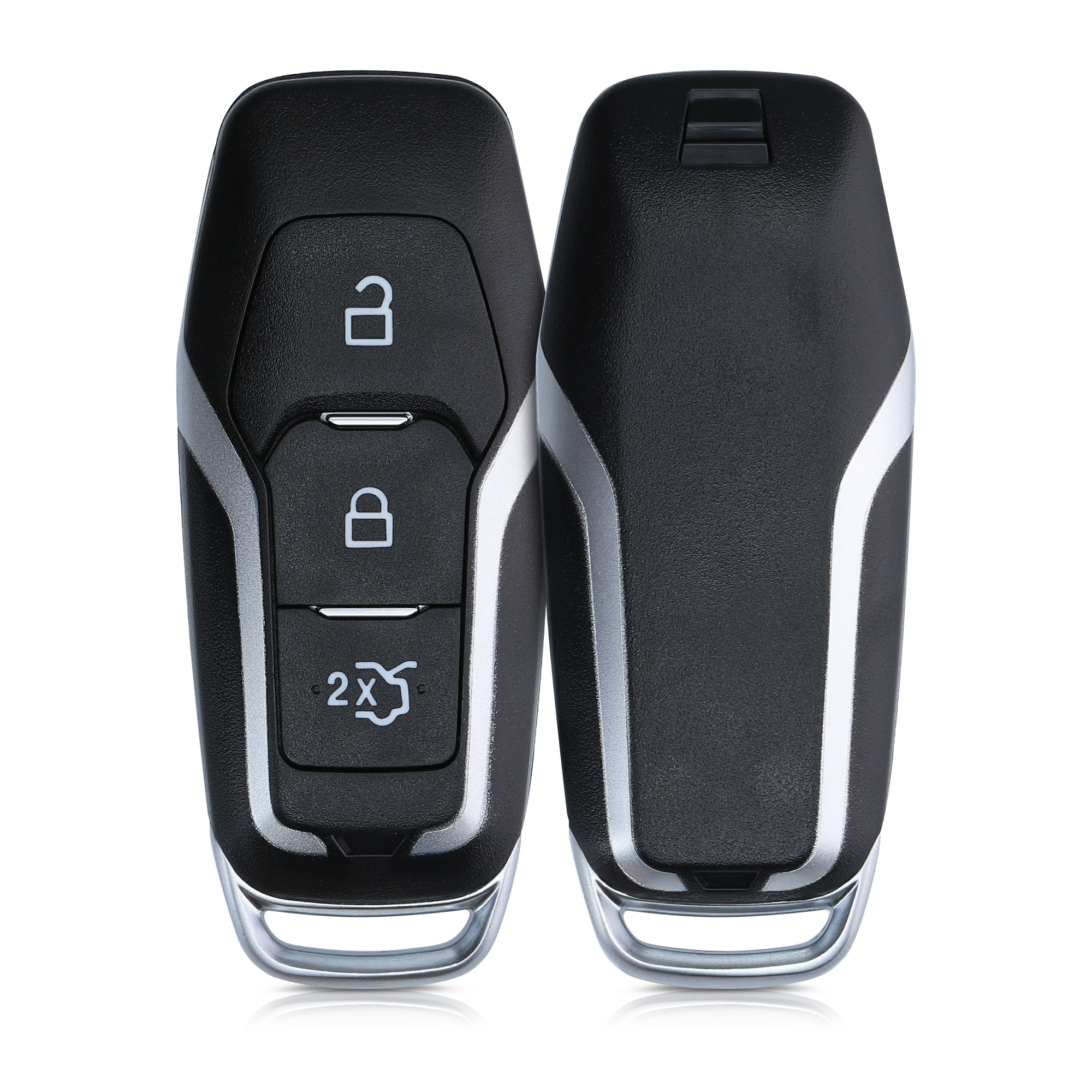 Kryt klíče Ford 3 tlačítka MyKey (Key Free) kwmobile černá pevný plast