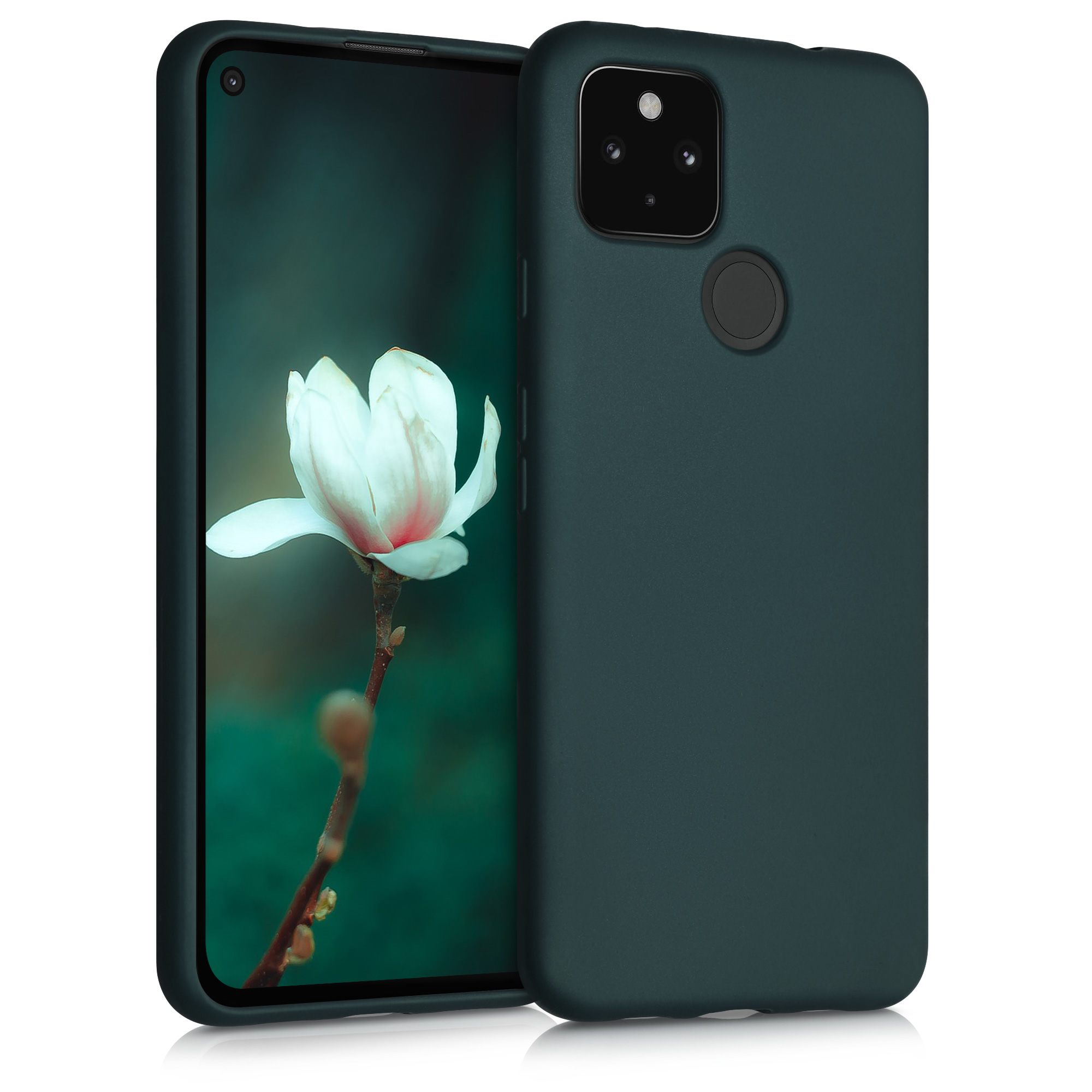 Zadní kryt kwmobile pro Google Pixel 4a - metalická petrolejová