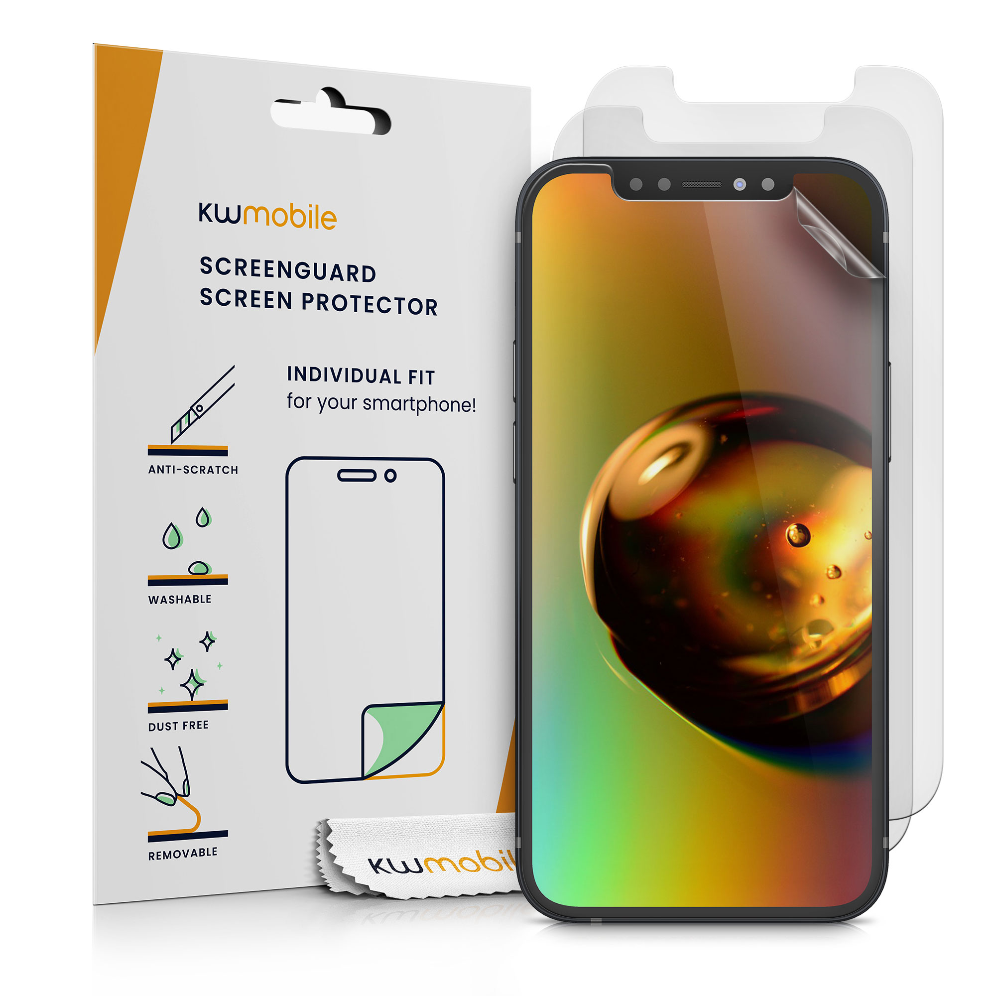 Ochranná fólie kwmobile pro iPhone 12 / iPhone 12 Pro - matná
