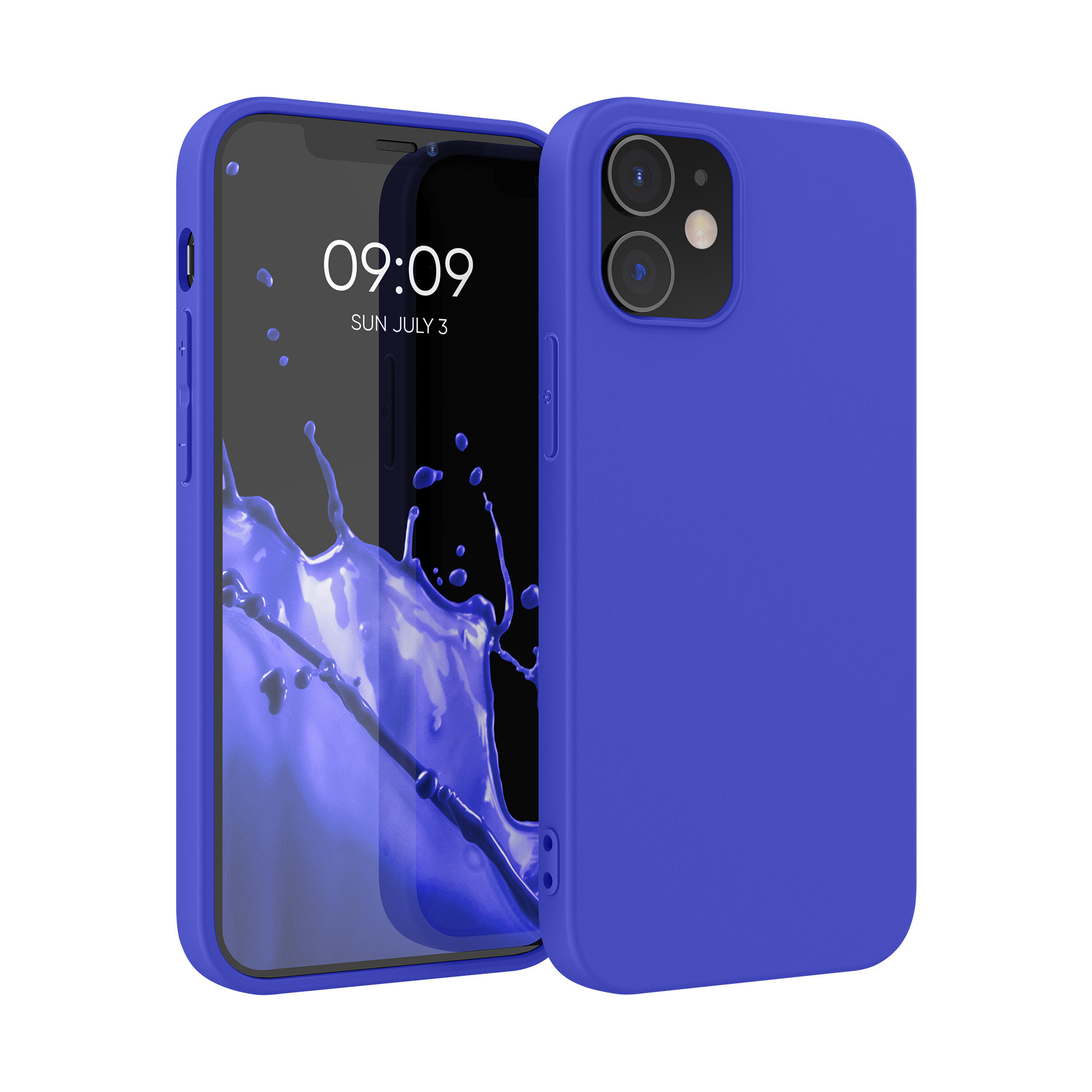 Silikonový kryt kwmobile pro iPhone 12 / iPhone 12 Pro - baltská modrá
