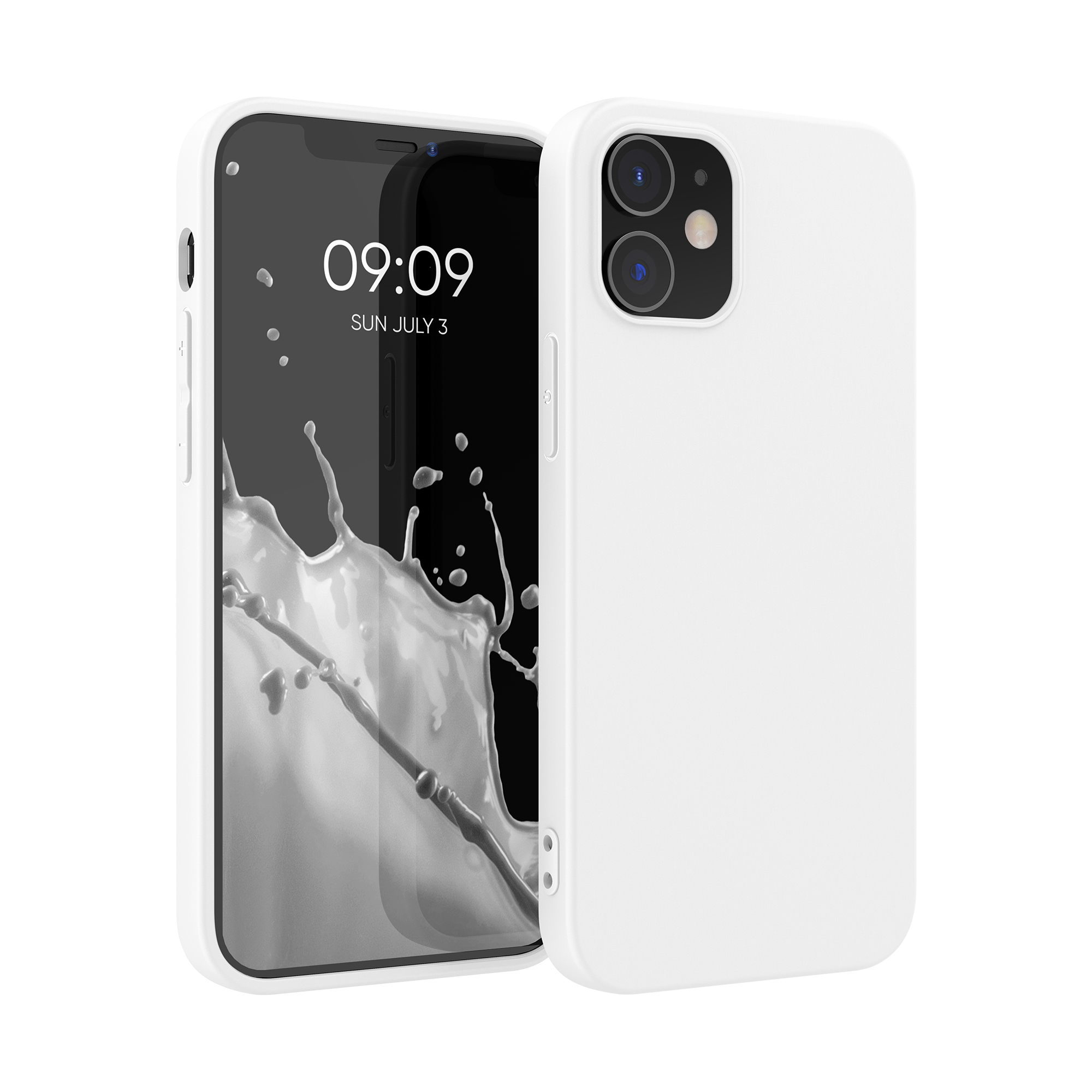 Kryt na mobil kwmobile iPhone 12 / iPhone 12 Pro - matná bílá