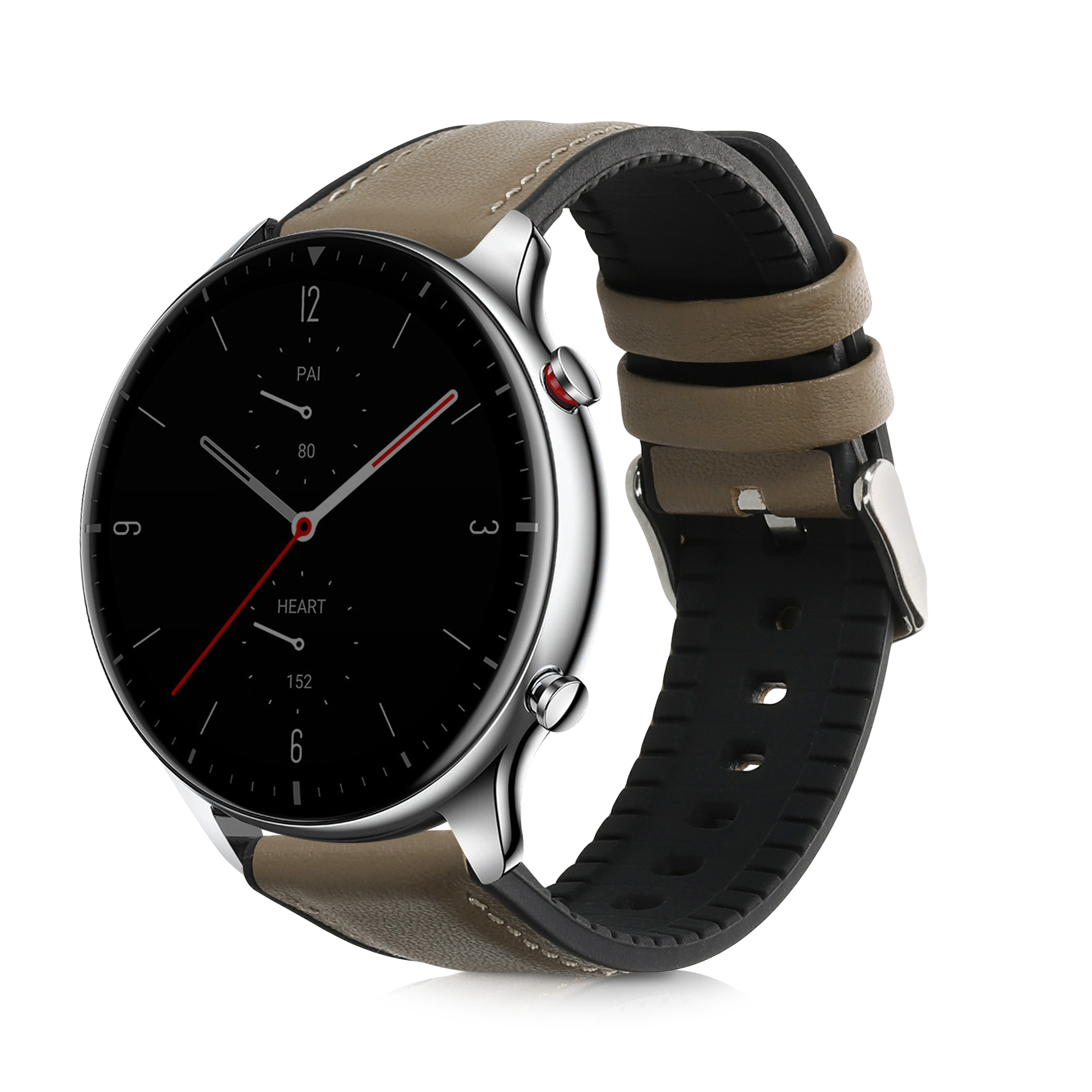 Řemínek pro Huami Amzfit GTR (47mm) / GTR 2 / GTR 3 / GTR 4 kwmobile - olivově zelená 
