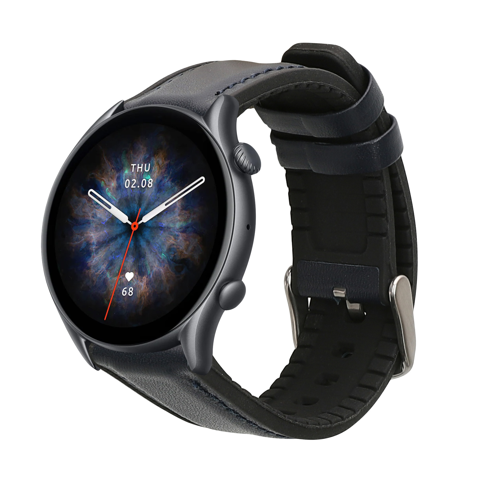 Řemínek pro Huami Amzfit GTR (47mm) / GTR 2 / GTR 3 / GTR 4 kwmobile silikonové - tmavě modrá
