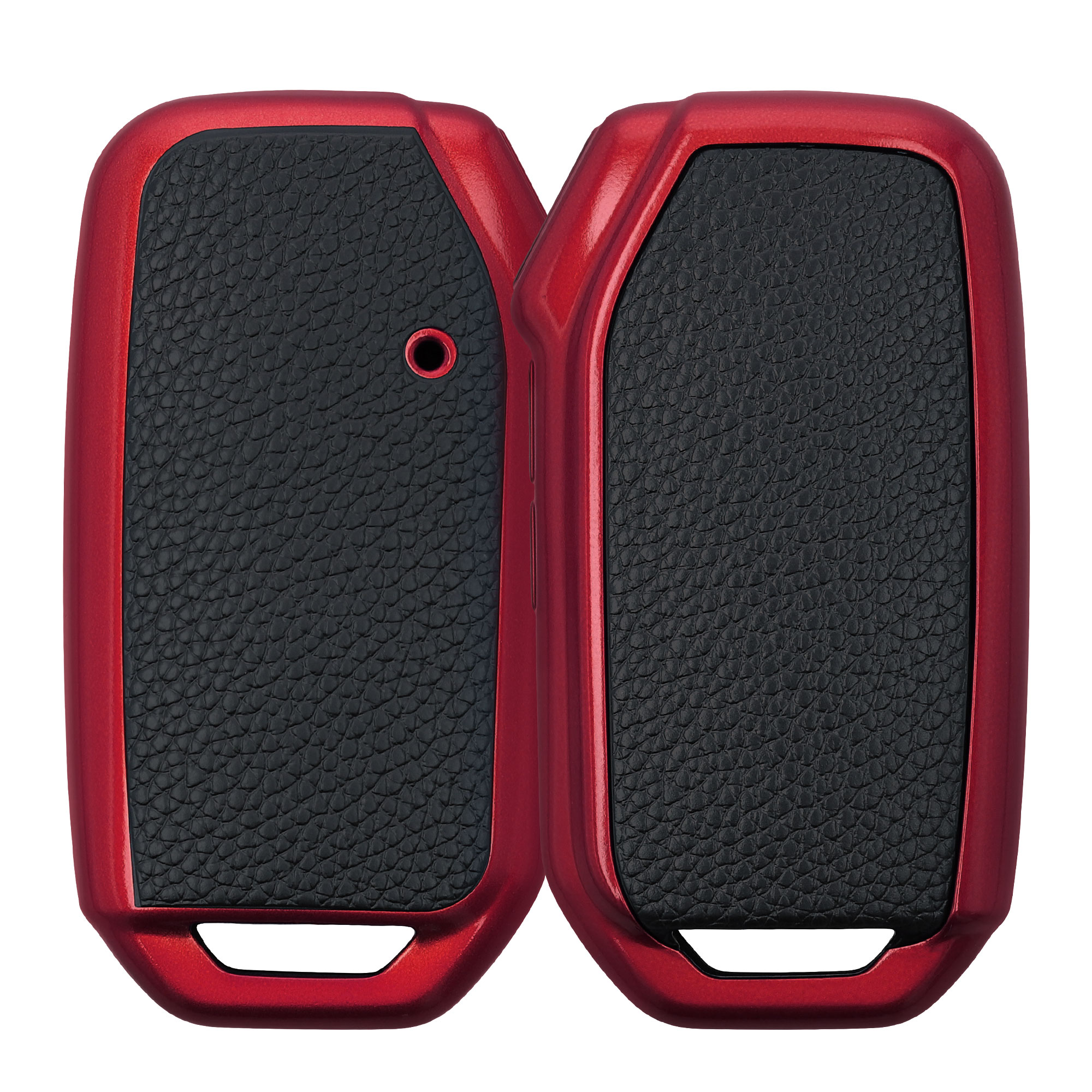 Pouzdro na klíč od auta kwmobile pro Kia 3 Button Car Key Smart Key - červená / černá