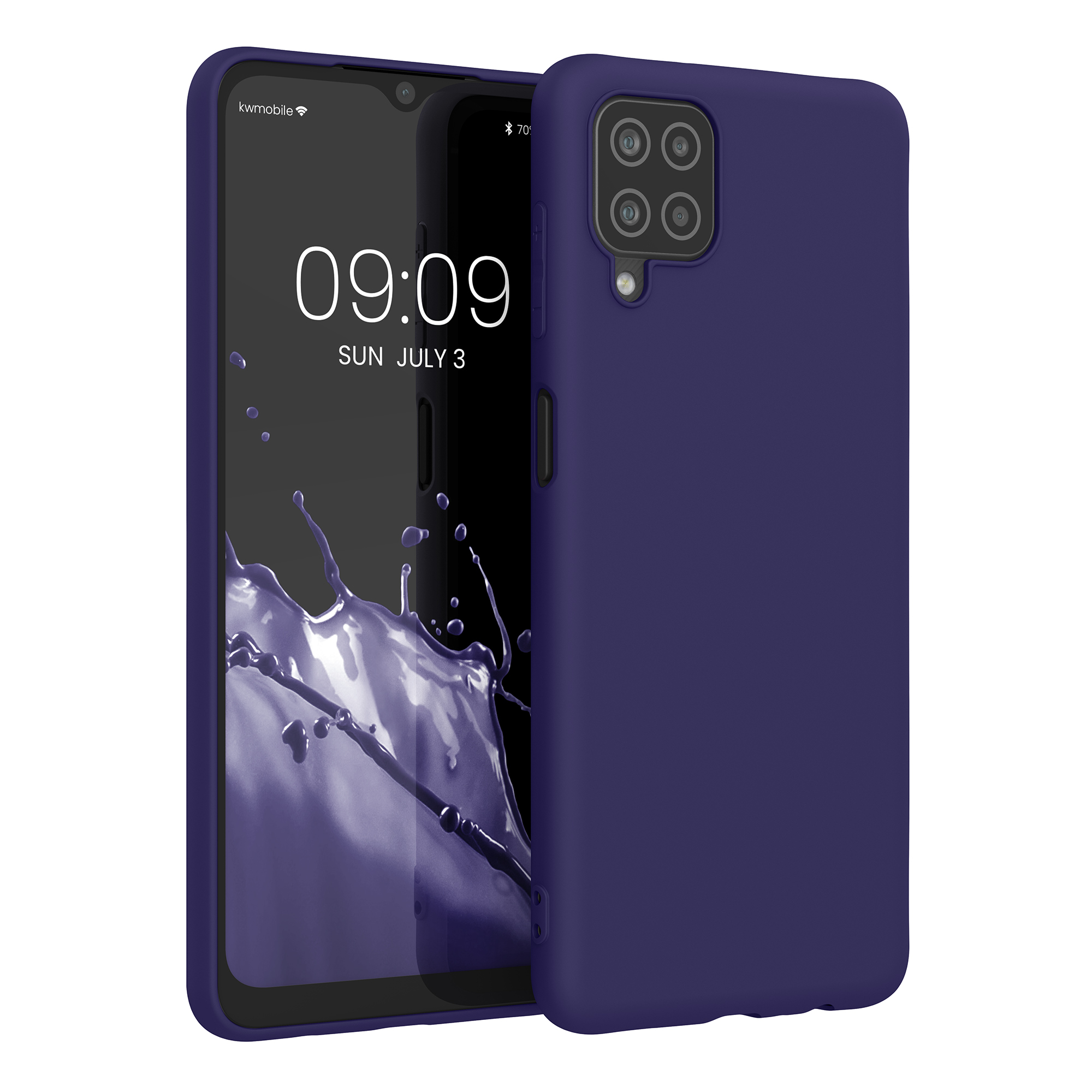 Kryt na mobil Samsung Galaxy A12 kwmobile TPU Deep Ocean