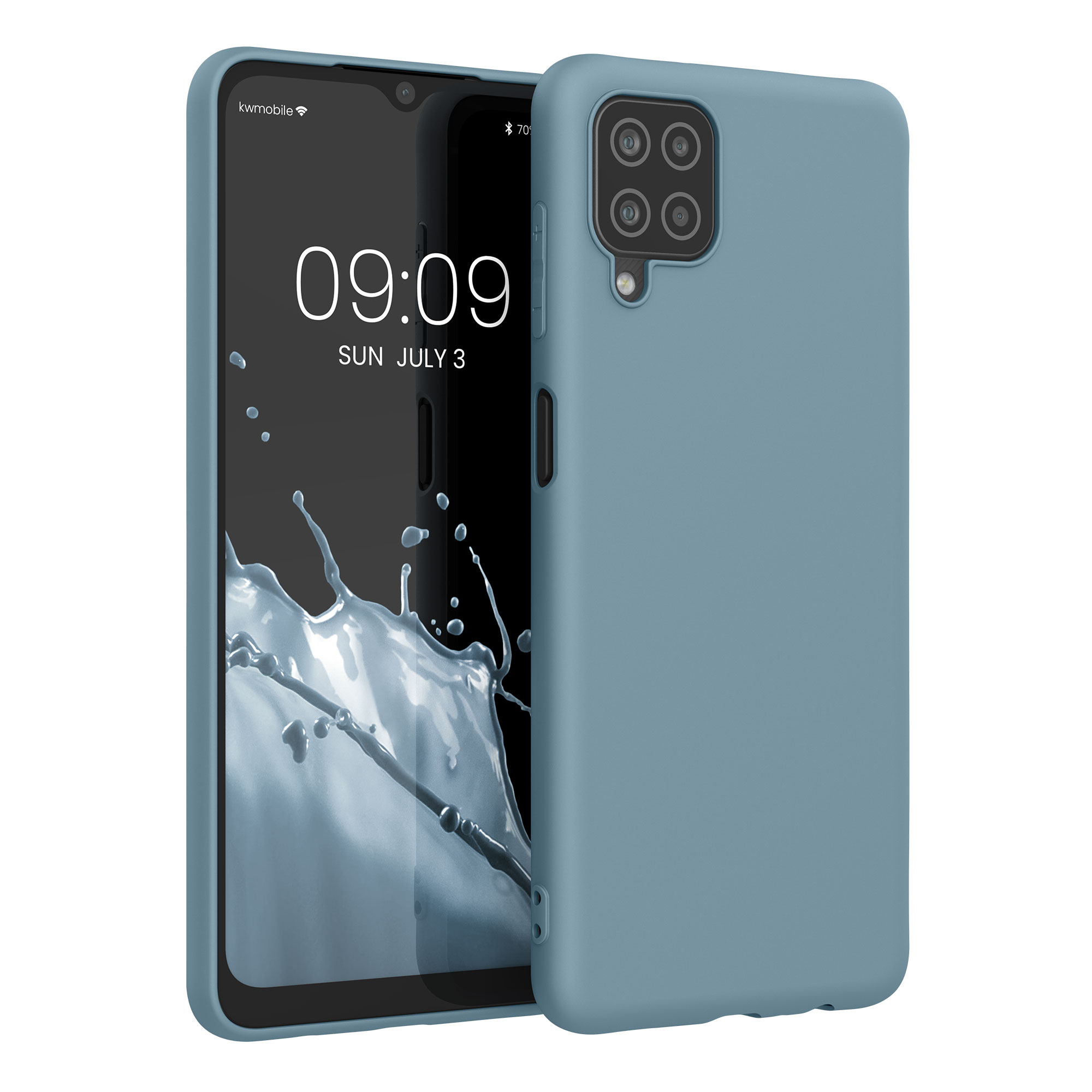 Kryt na mobil Samsung Galaxy A12 kwmobile TPU Arctic Night